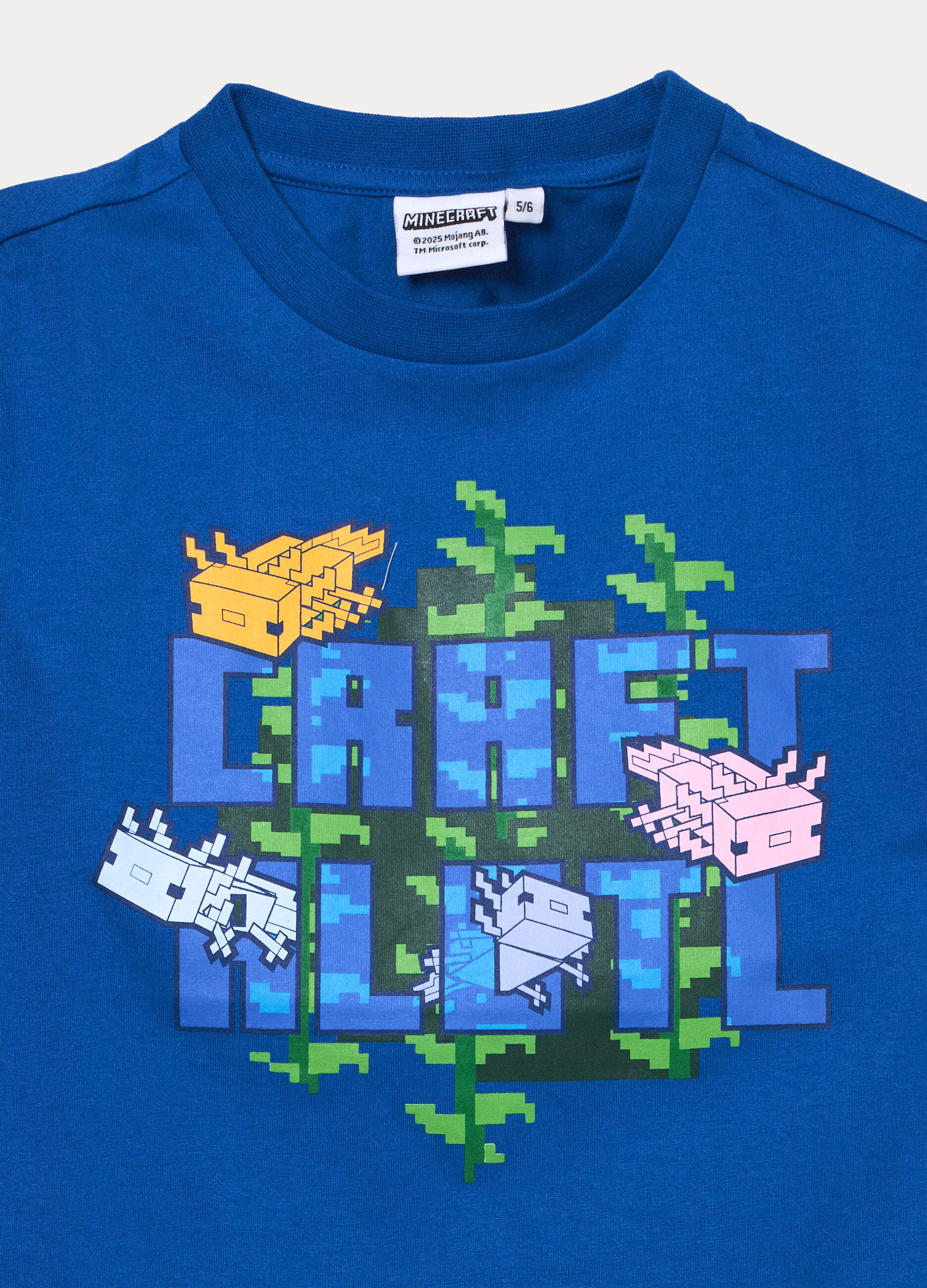 Set pigiama corto Minecraft in jersey di puro cotone bambino