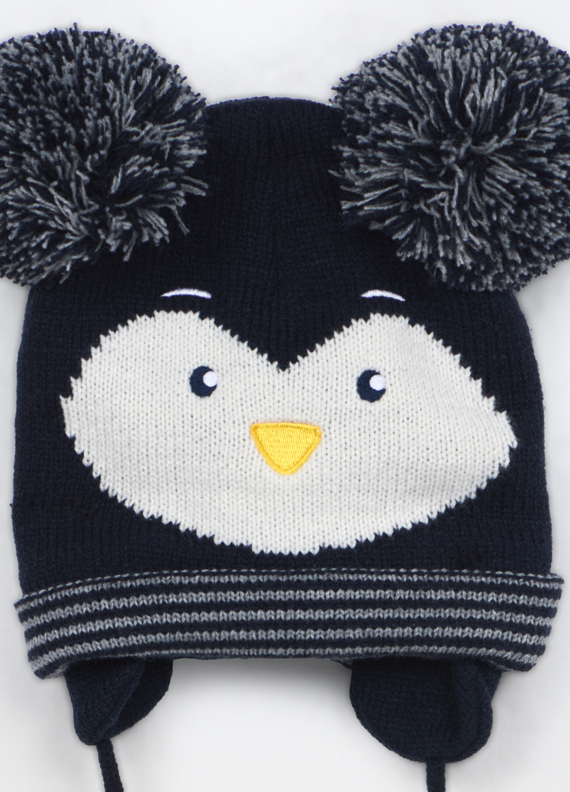 Set tricot berretto + manopole neonato_3