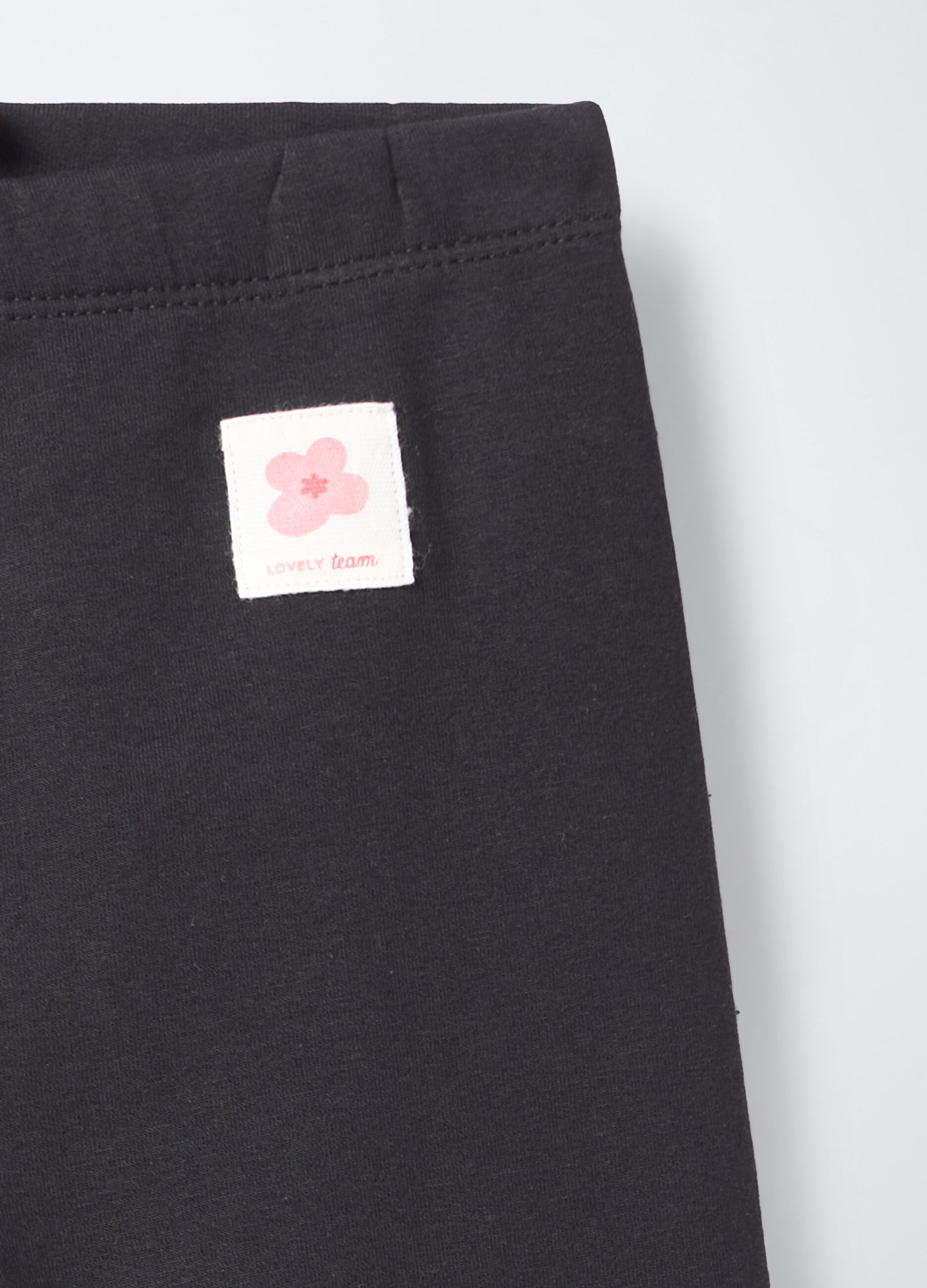 Leggings in cotone garzato stretch Fit Slim bambina_2