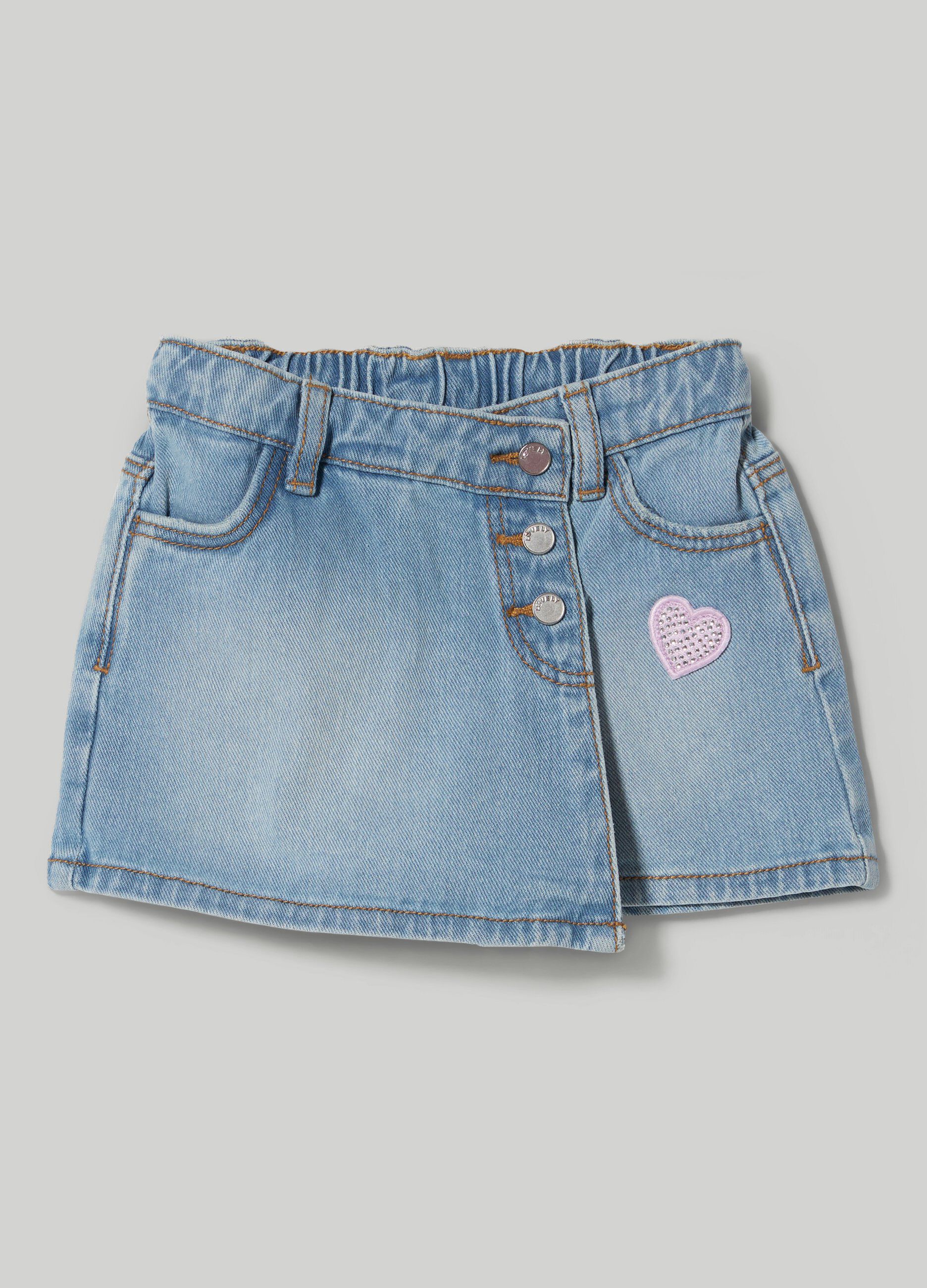 Gonna in denim neonata