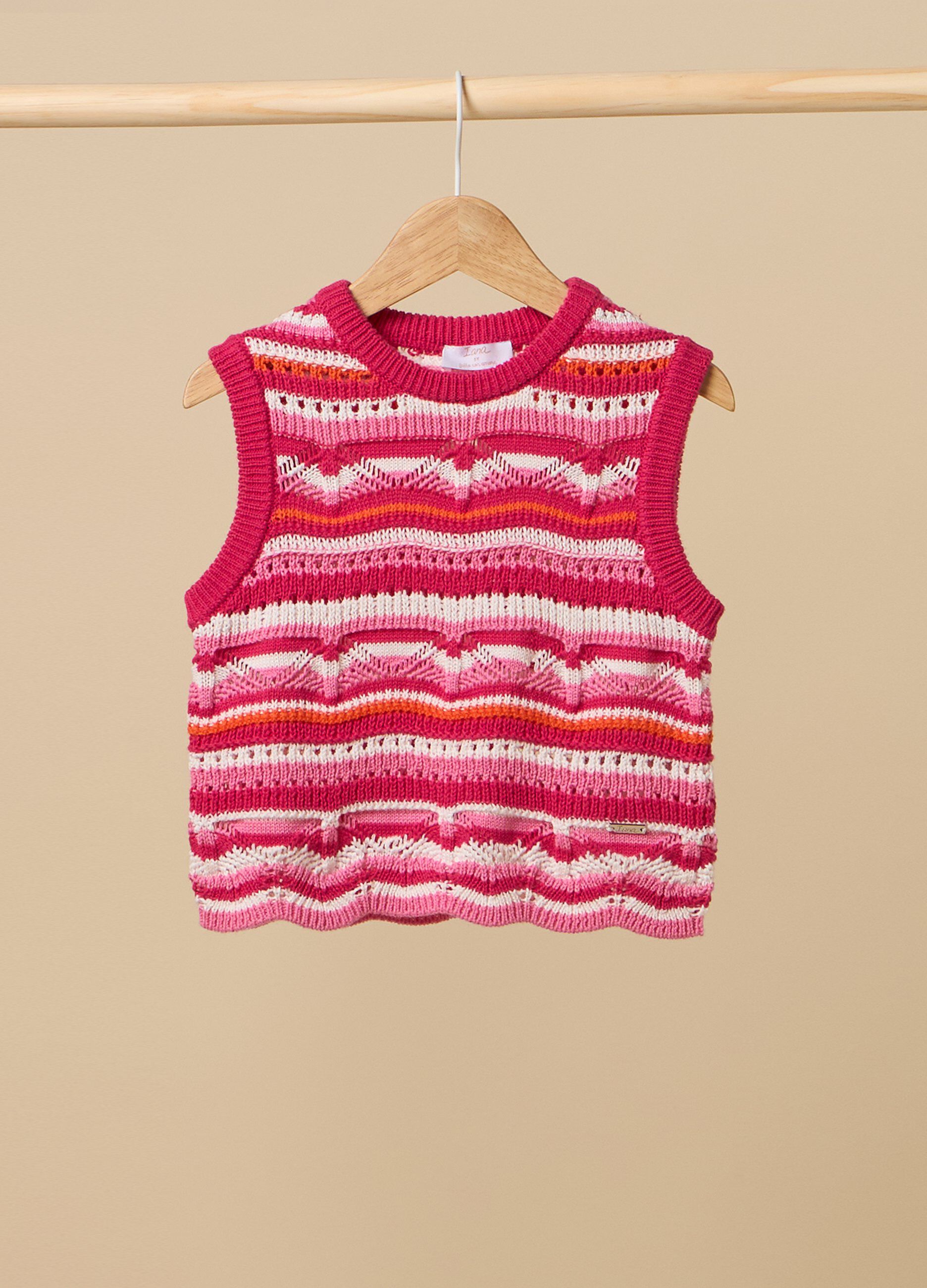 Gilet tricot in cotone_0