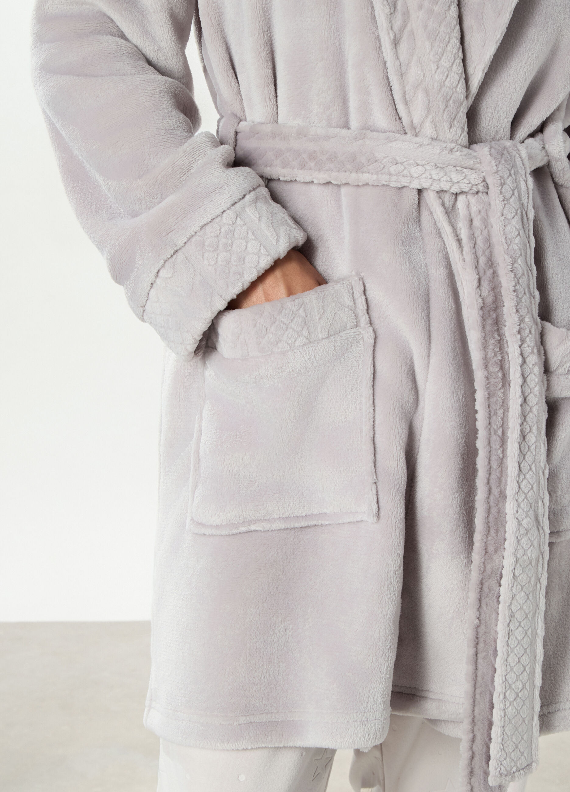 Vestaglia in cora fleece donna_3