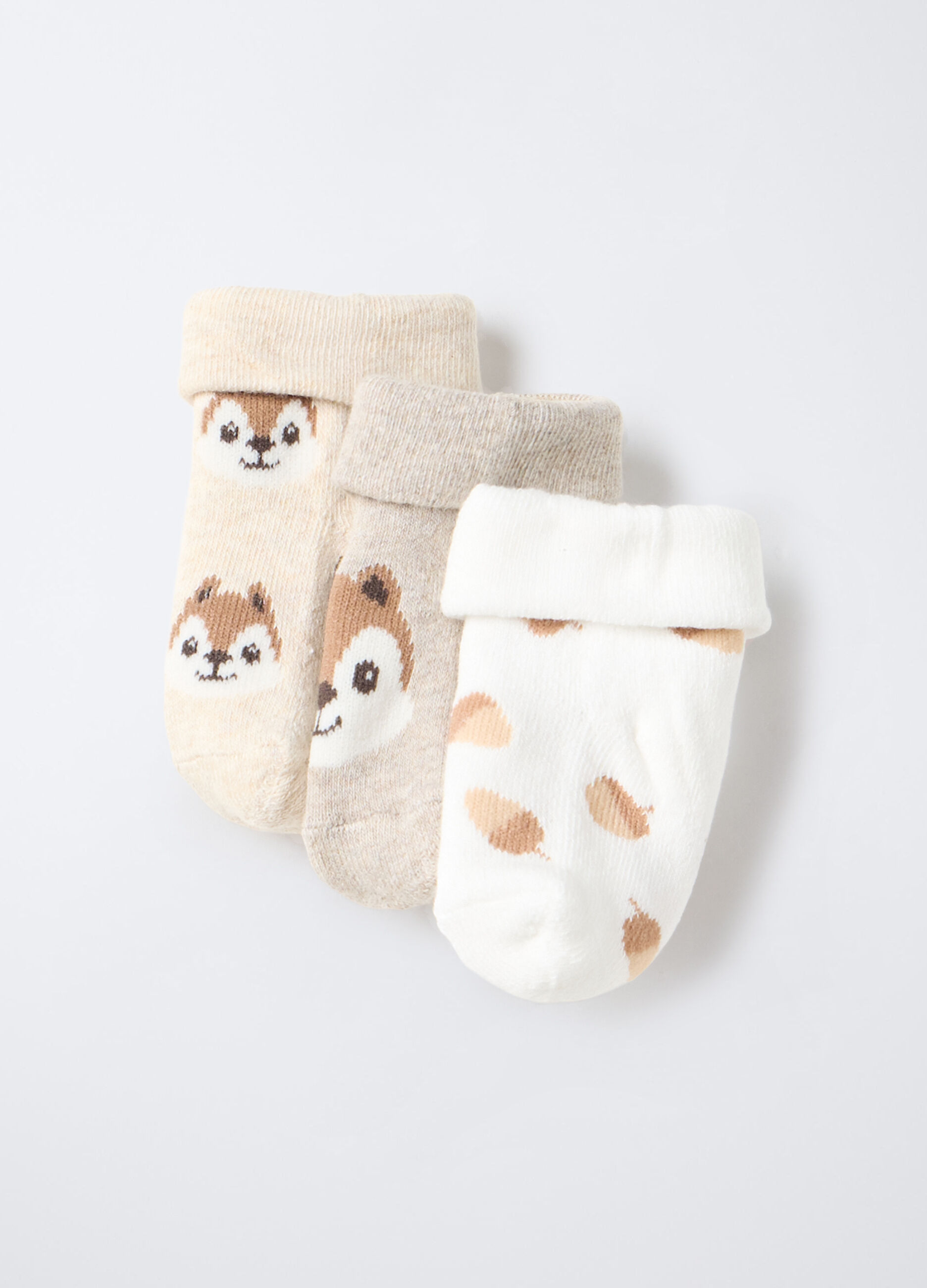 Pack 3 calze in spugna misto cotone stretch _0