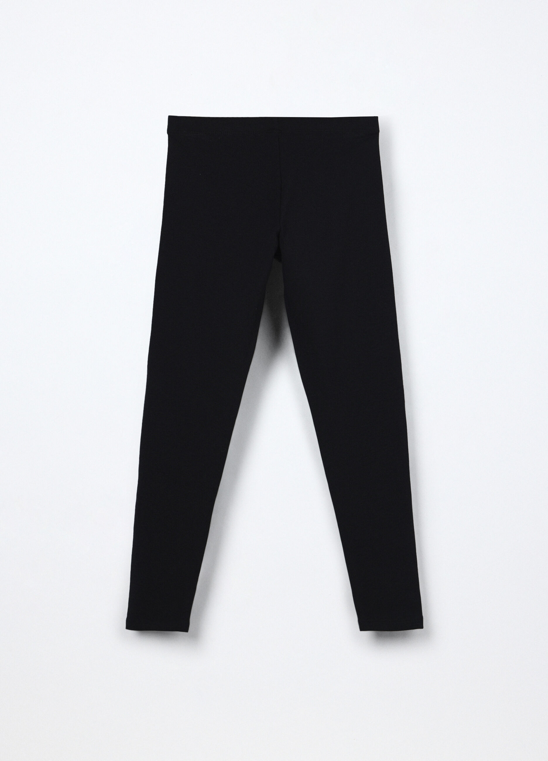Leggings in french terry di cotone stretch ragazza_1