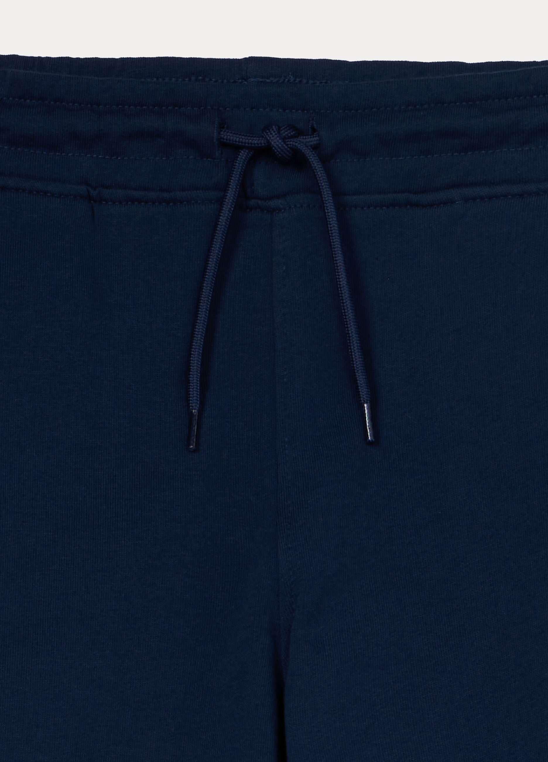 Jogger in french terry di puro cotone ragazzo_2