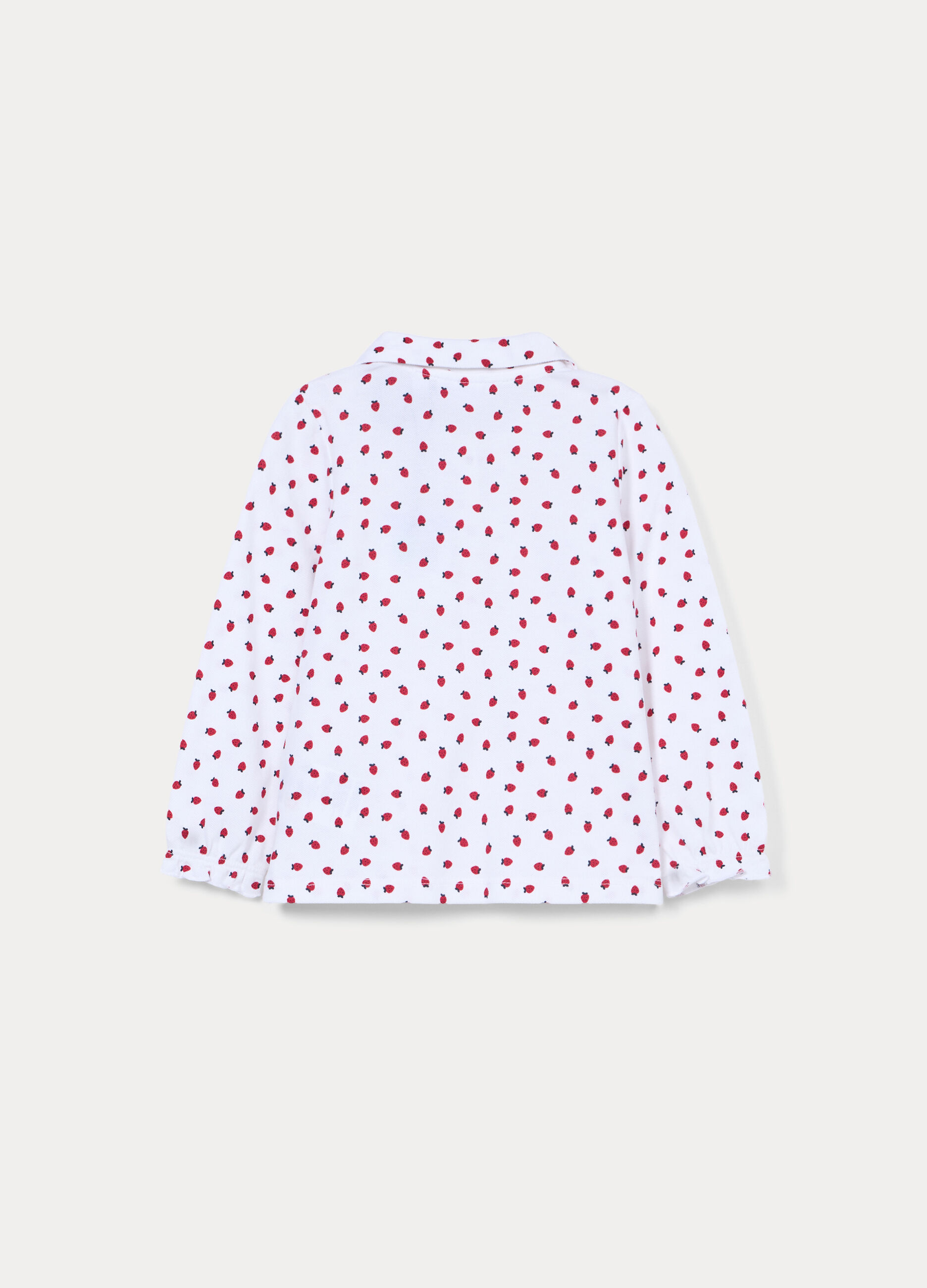 Polo Piquet in cotone stretch bimba_1