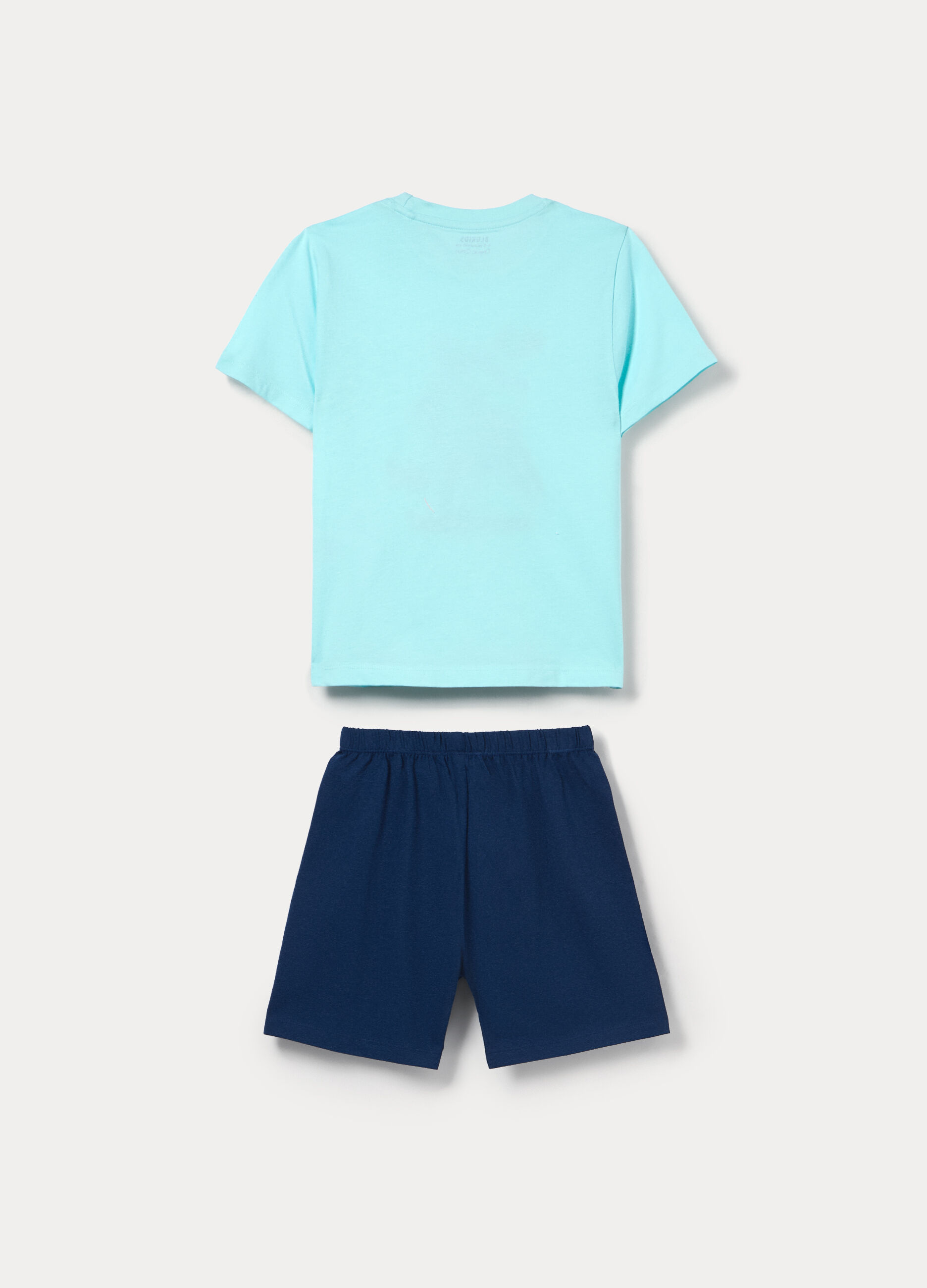 Set pigiama corto in jersey di puro cotone bambino_1