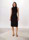 Abito corto smanicato in misto viscosa donna_0
