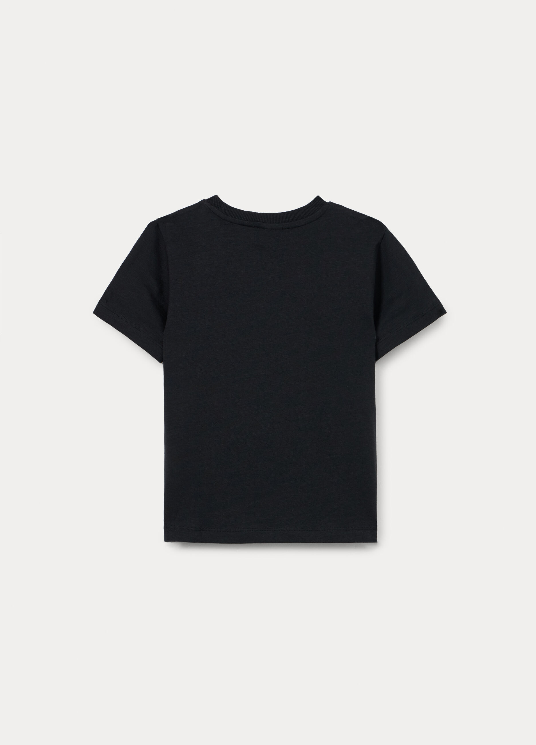T-shirt in jersey slub di puro cotone bambino_1