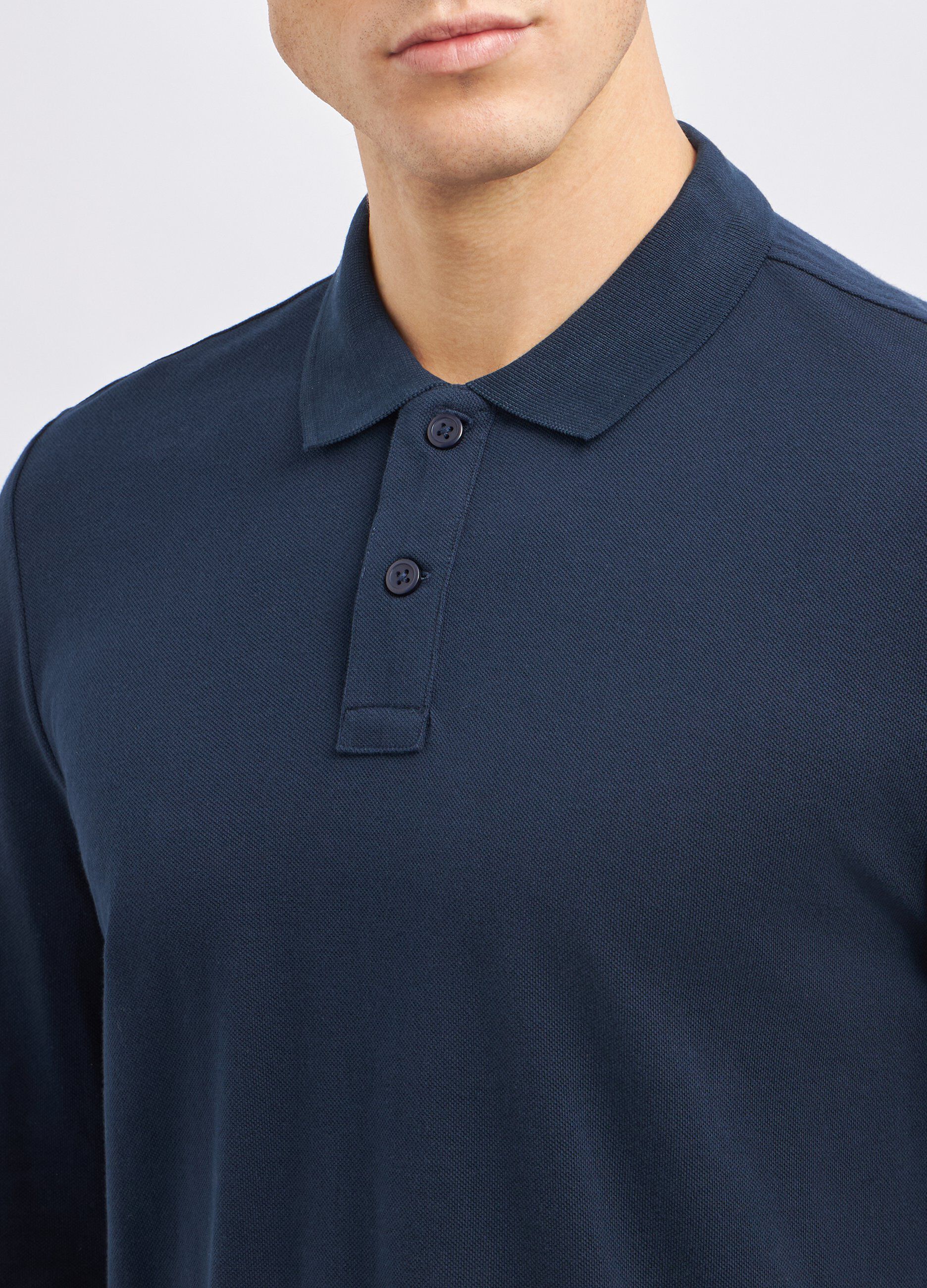 Polo in puro cotone piquet uomo_2