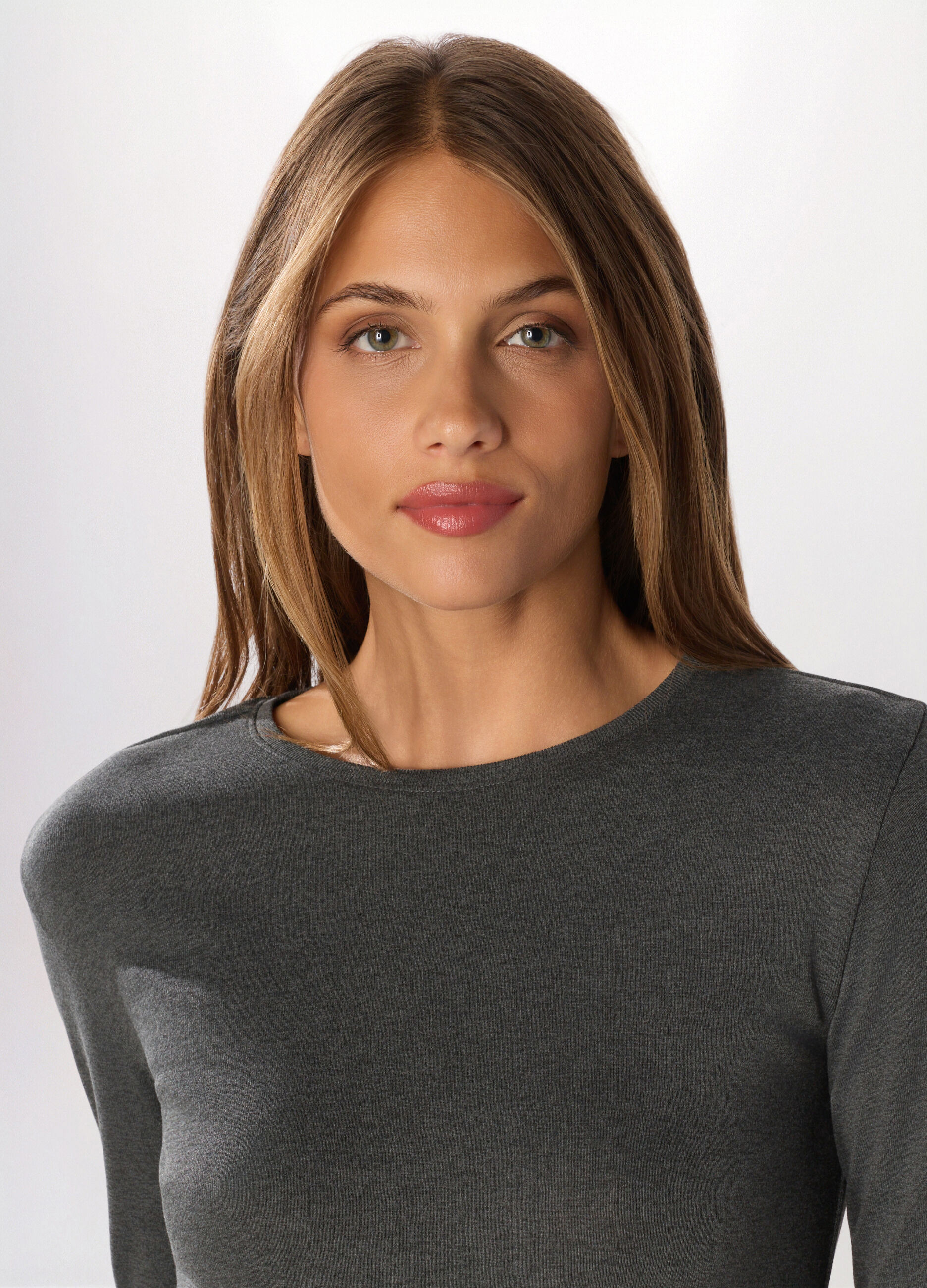 T-shirt in jersey misto cotone donna_2