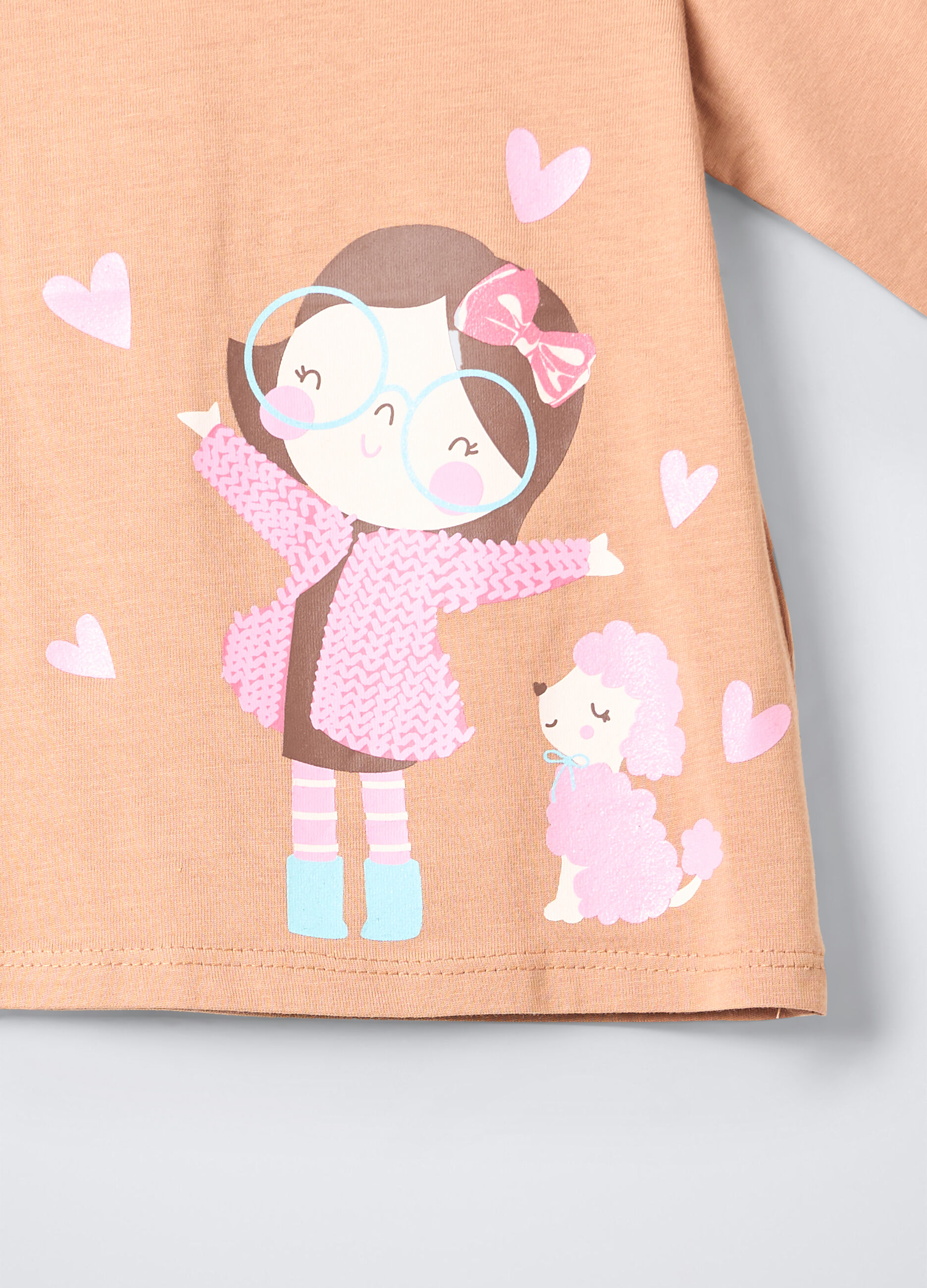 T-shirt in jersey di puro cotone bimba_2