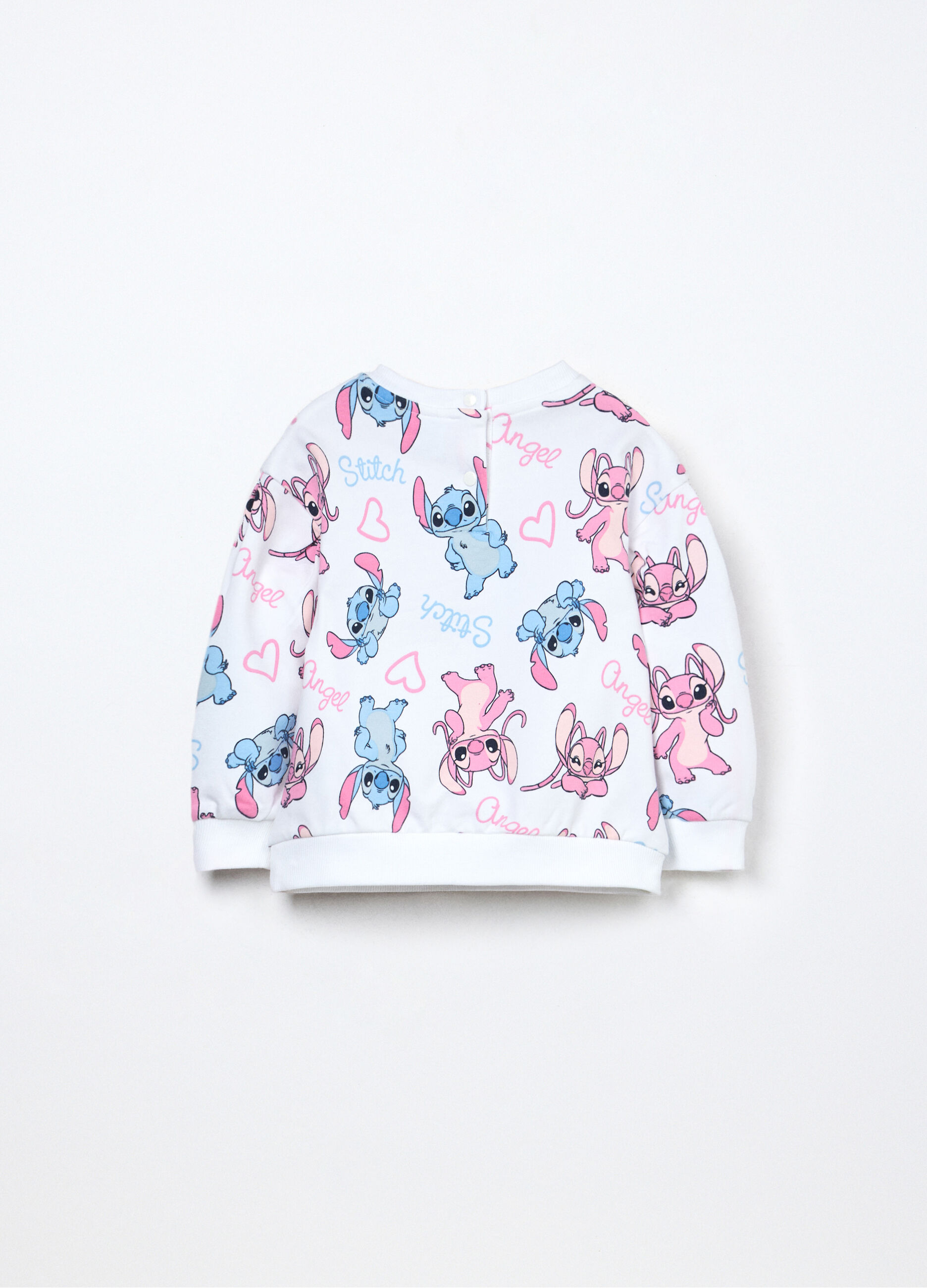 Felpa in french terry di cotone stretch neonata_1