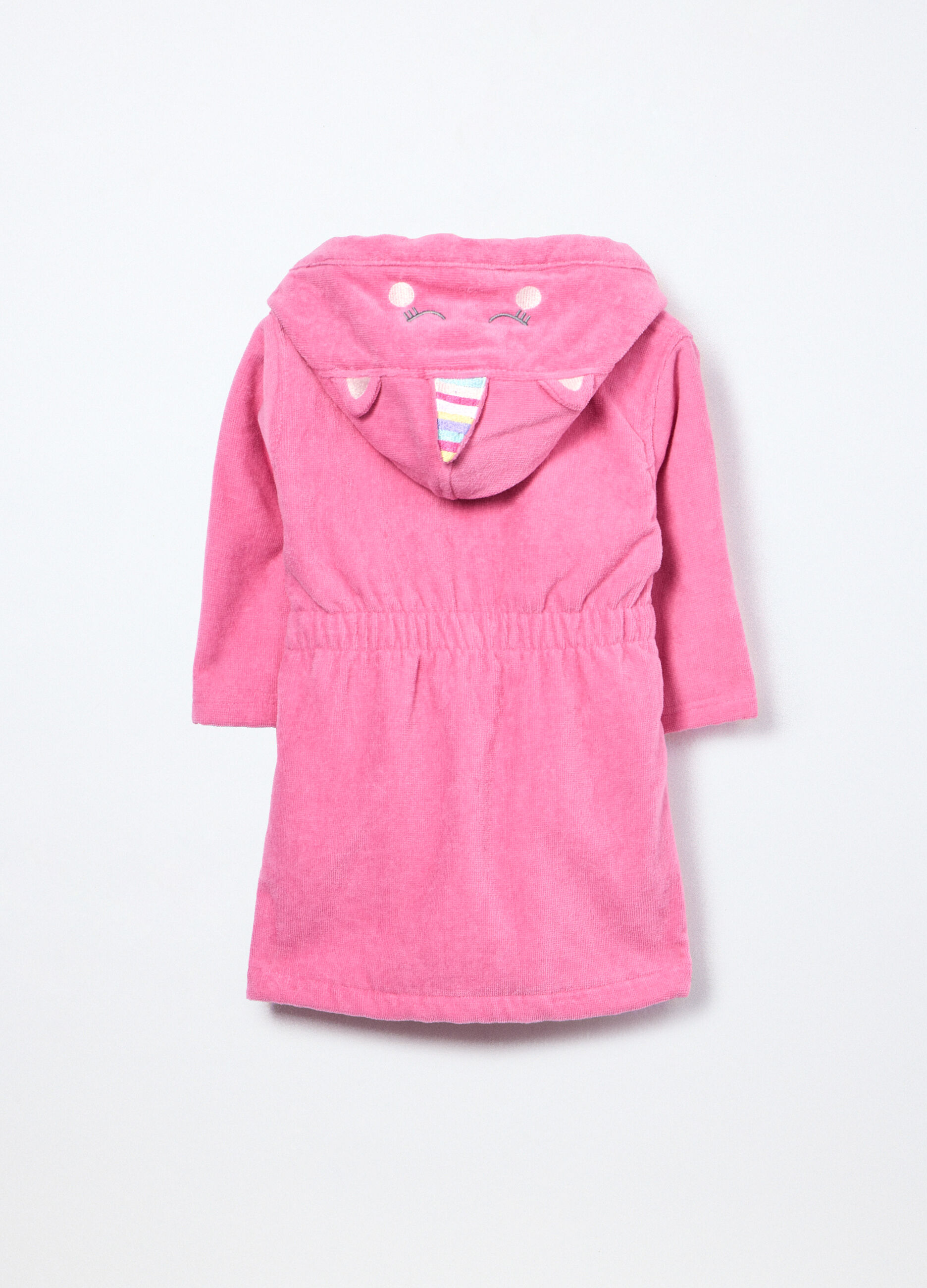 Accappatoio in spugna di puro cotone neonata_1