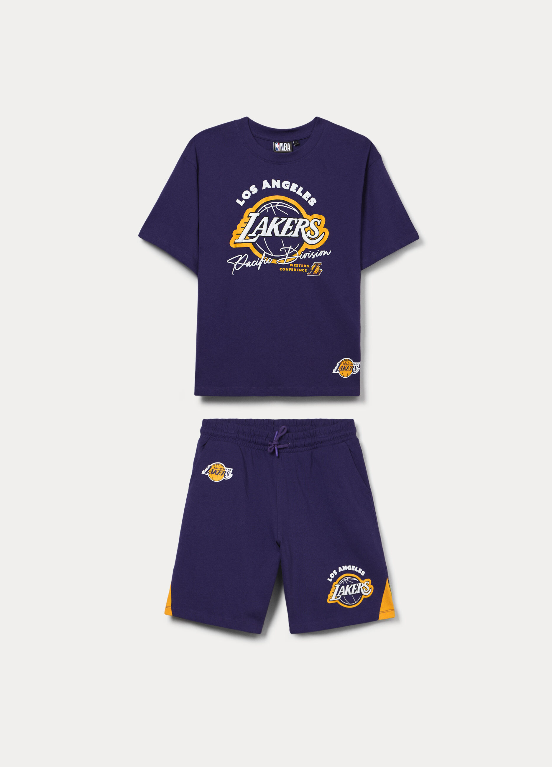 Jogging set NBA in jersey di puro cotone ragazzo_0