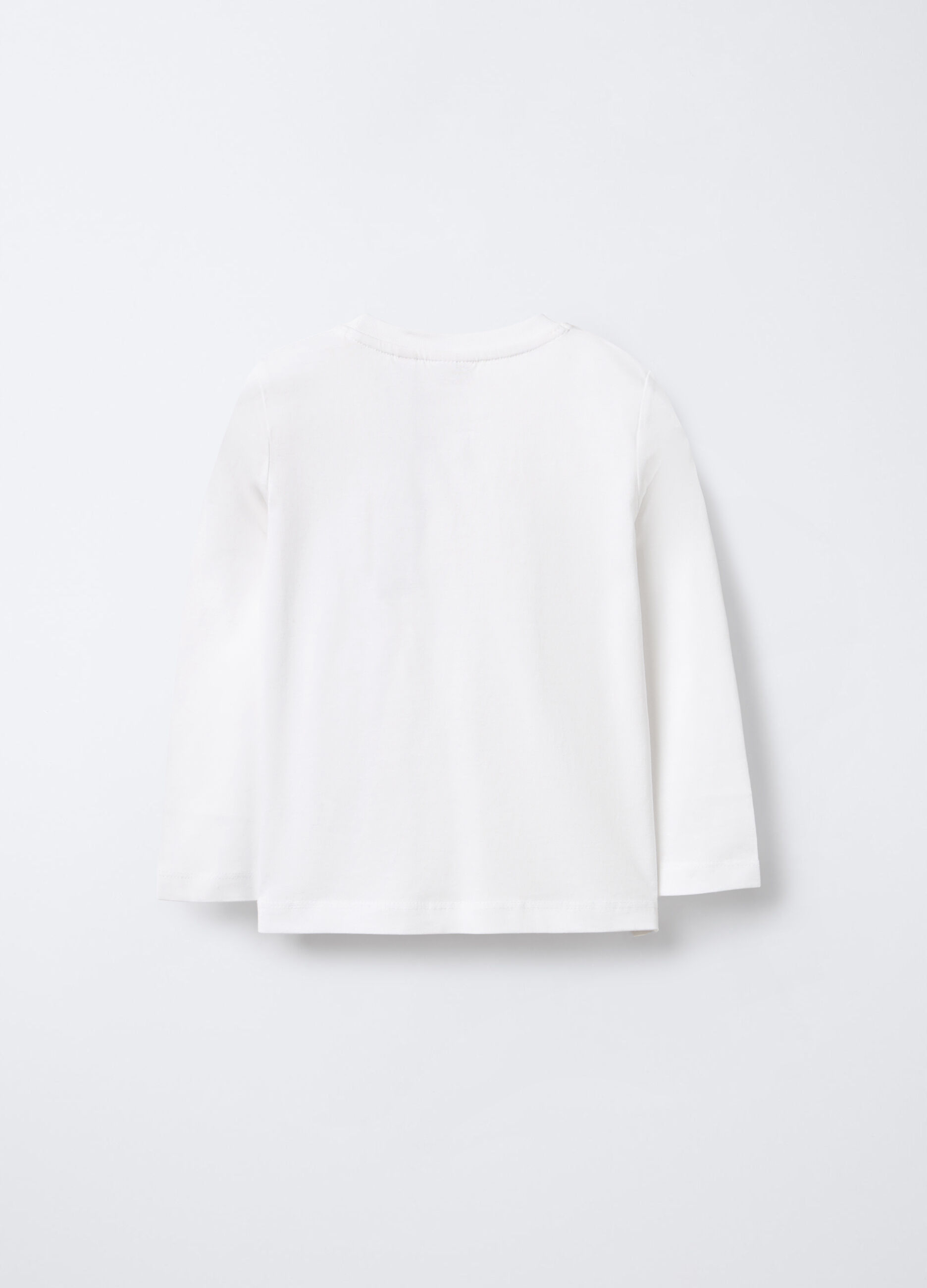 T-shirt in jersey di puro cotone bambina_1