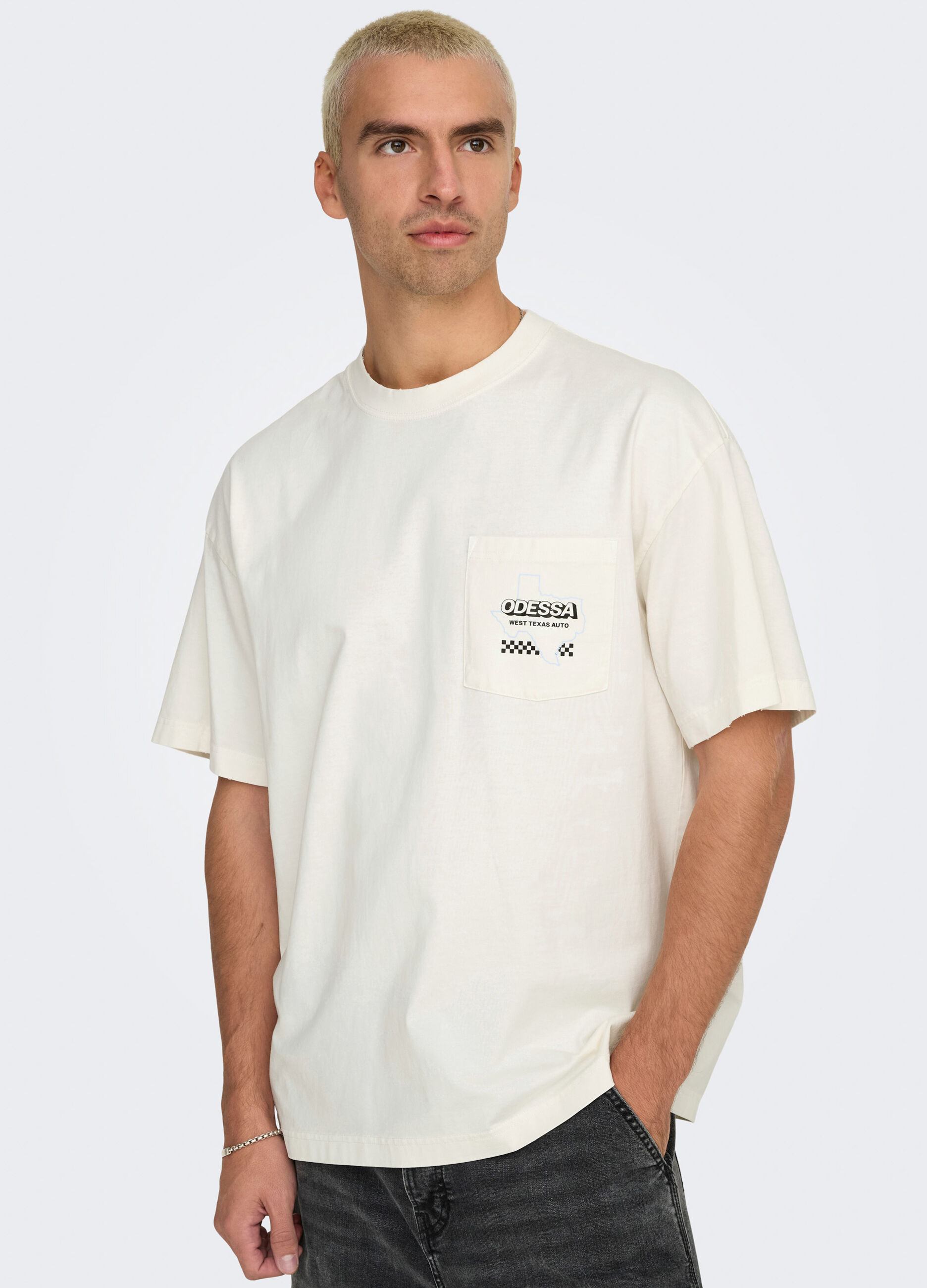 T-shirt oversize con stampa uomo_3
