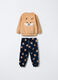 Set pigiama lungo in coral fleece _0