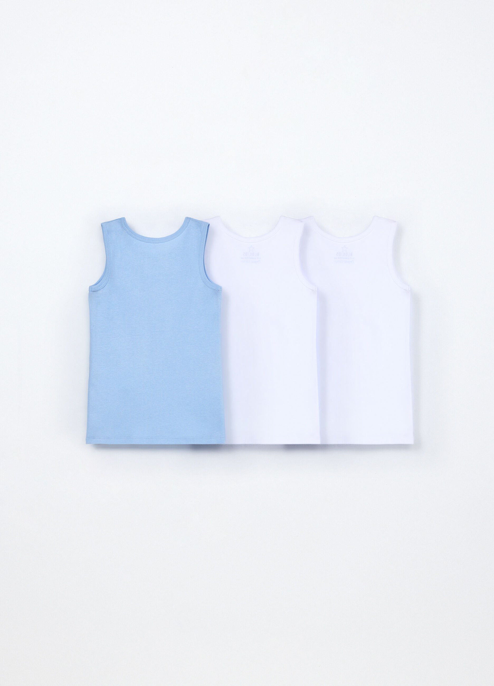 Pack 3 canotte in jersey di puro cotone bambino_1