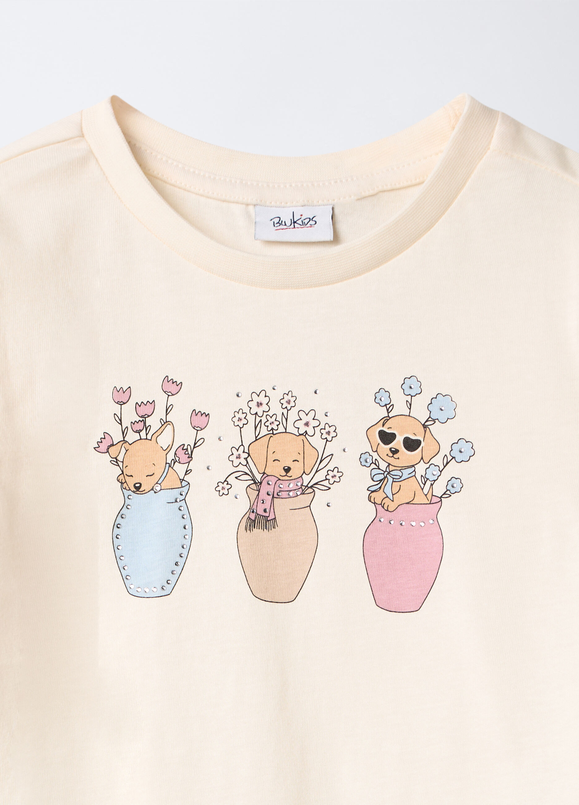 T-shirt in jersey di puro cotone bambina_2