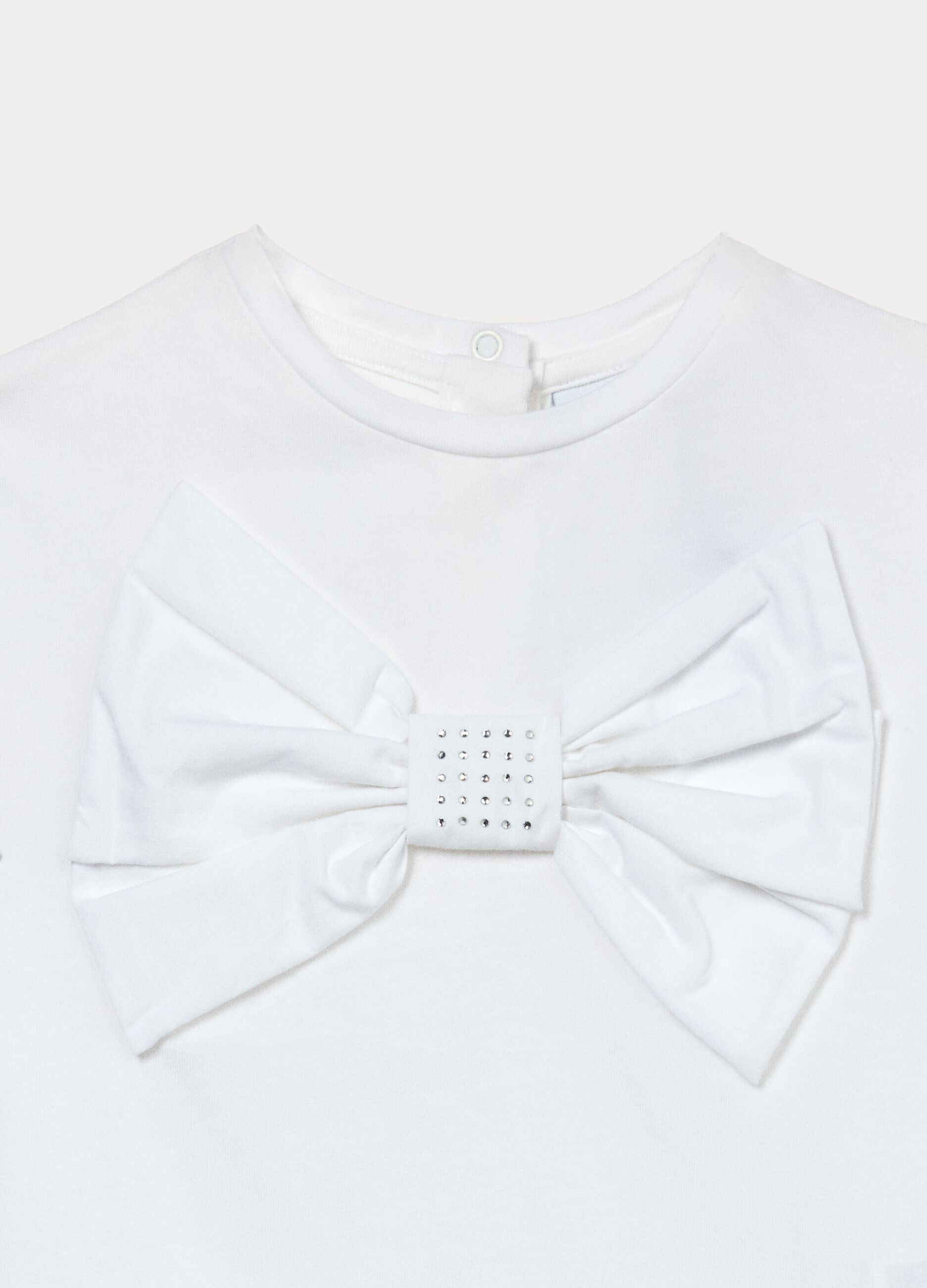 T-shirt in jersey di cotone stretch bimba_2