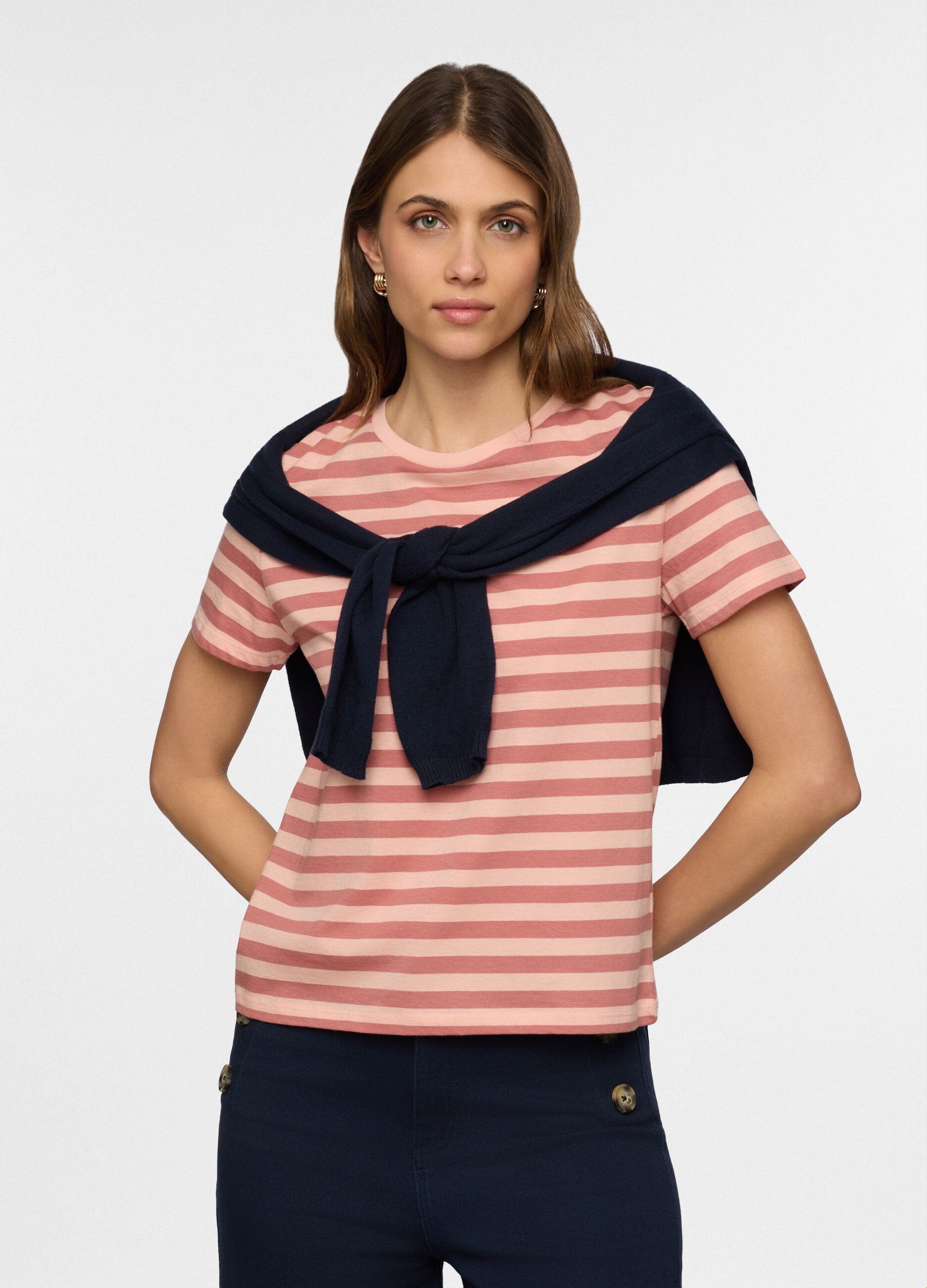 T-shirt girocollo donna_0