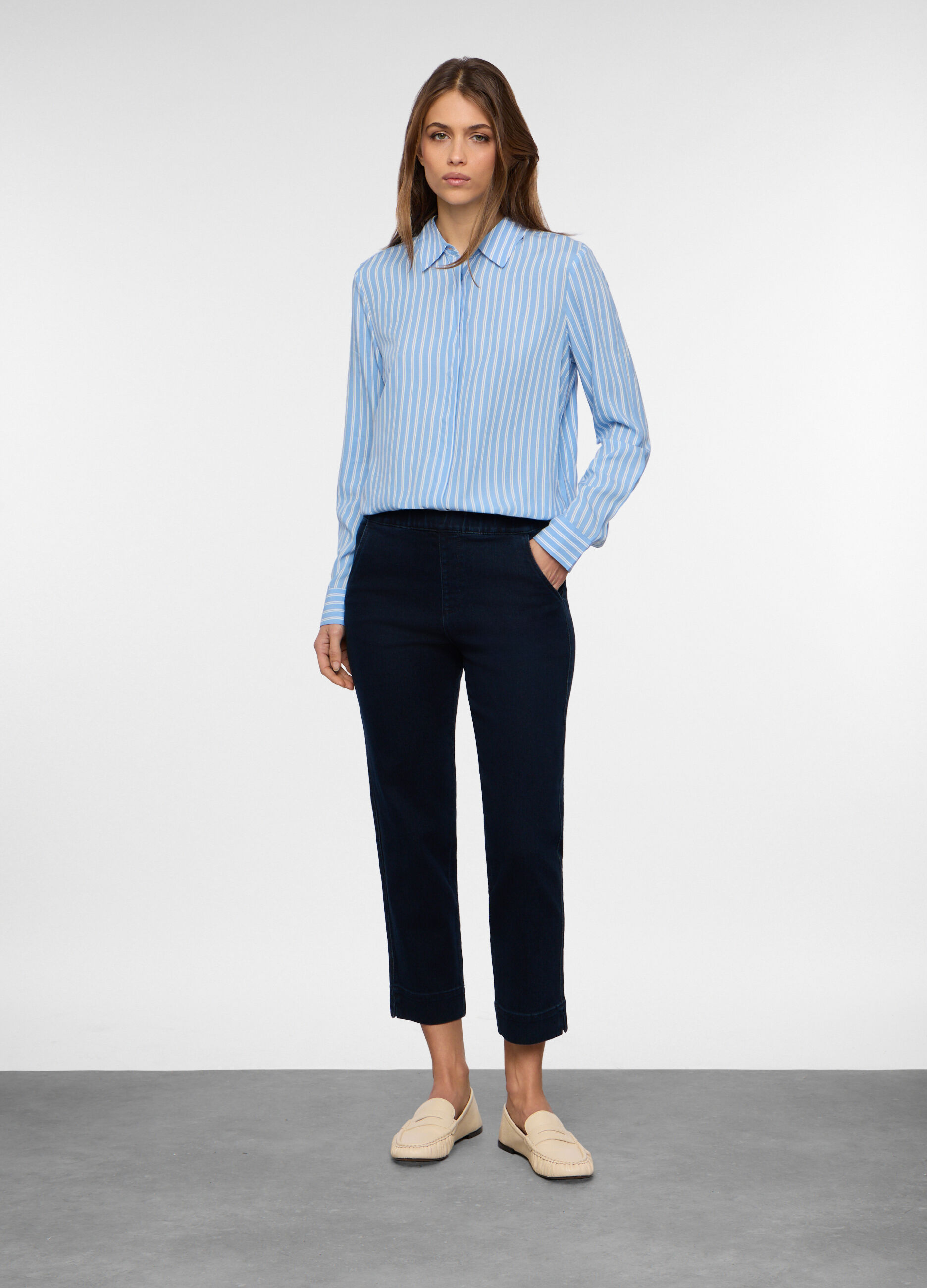 Jegging fit Slim in denim stretch donna_0