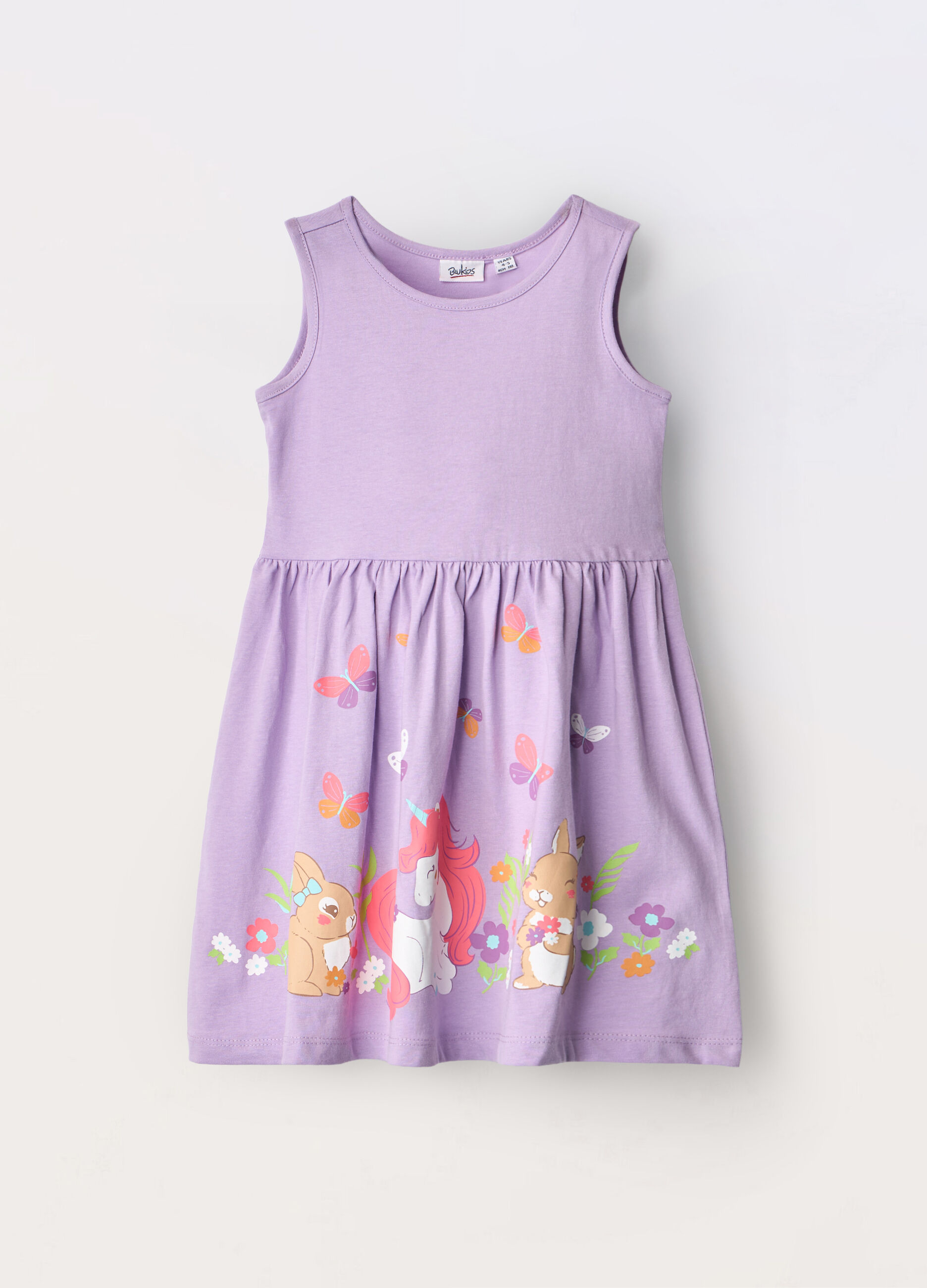 Vestito in jersey di puro cotone bambina_0