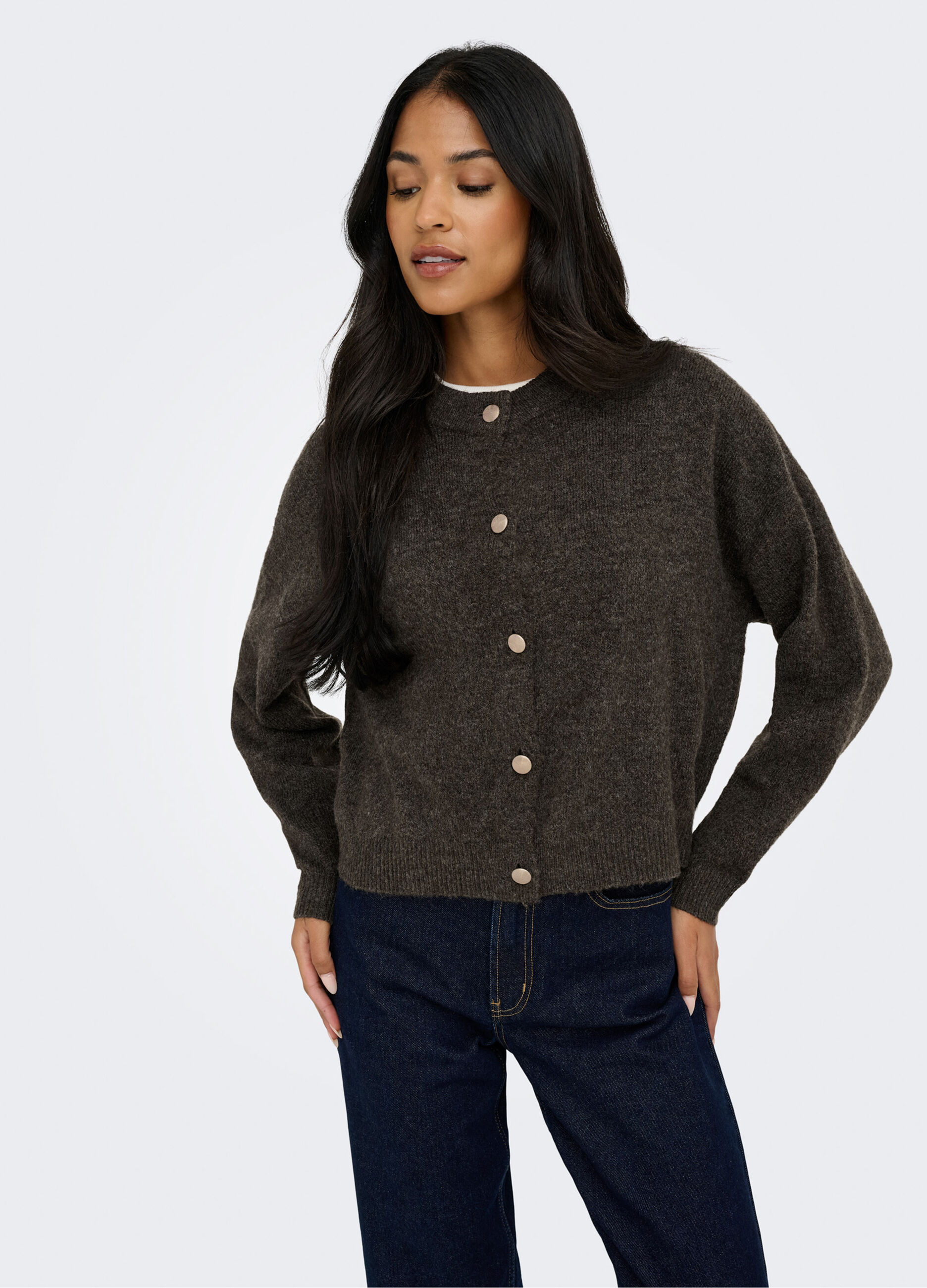 Cardigan m&eacute;lange donna_0