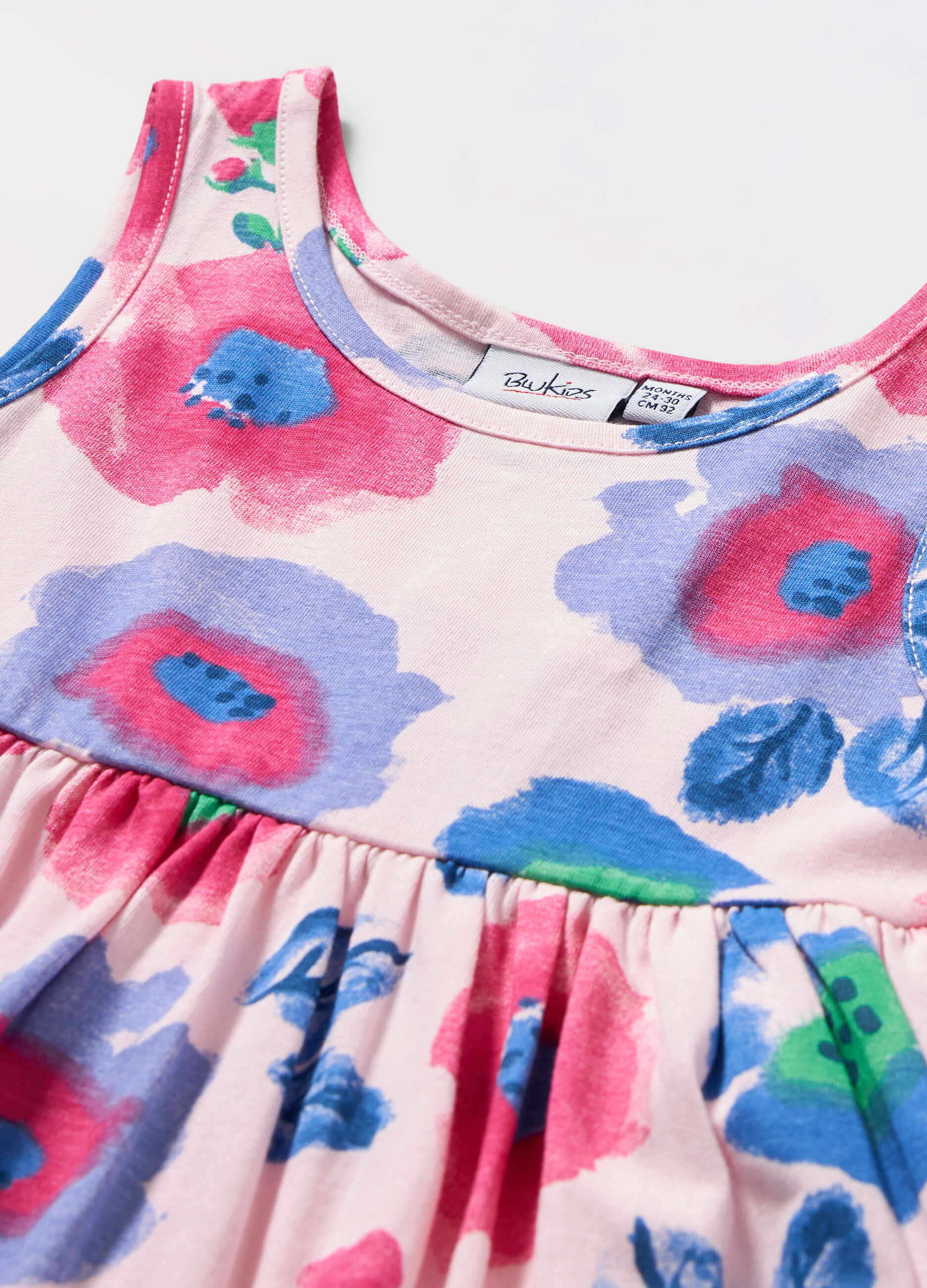 Vestito in jersey di puro cotone neonata_1