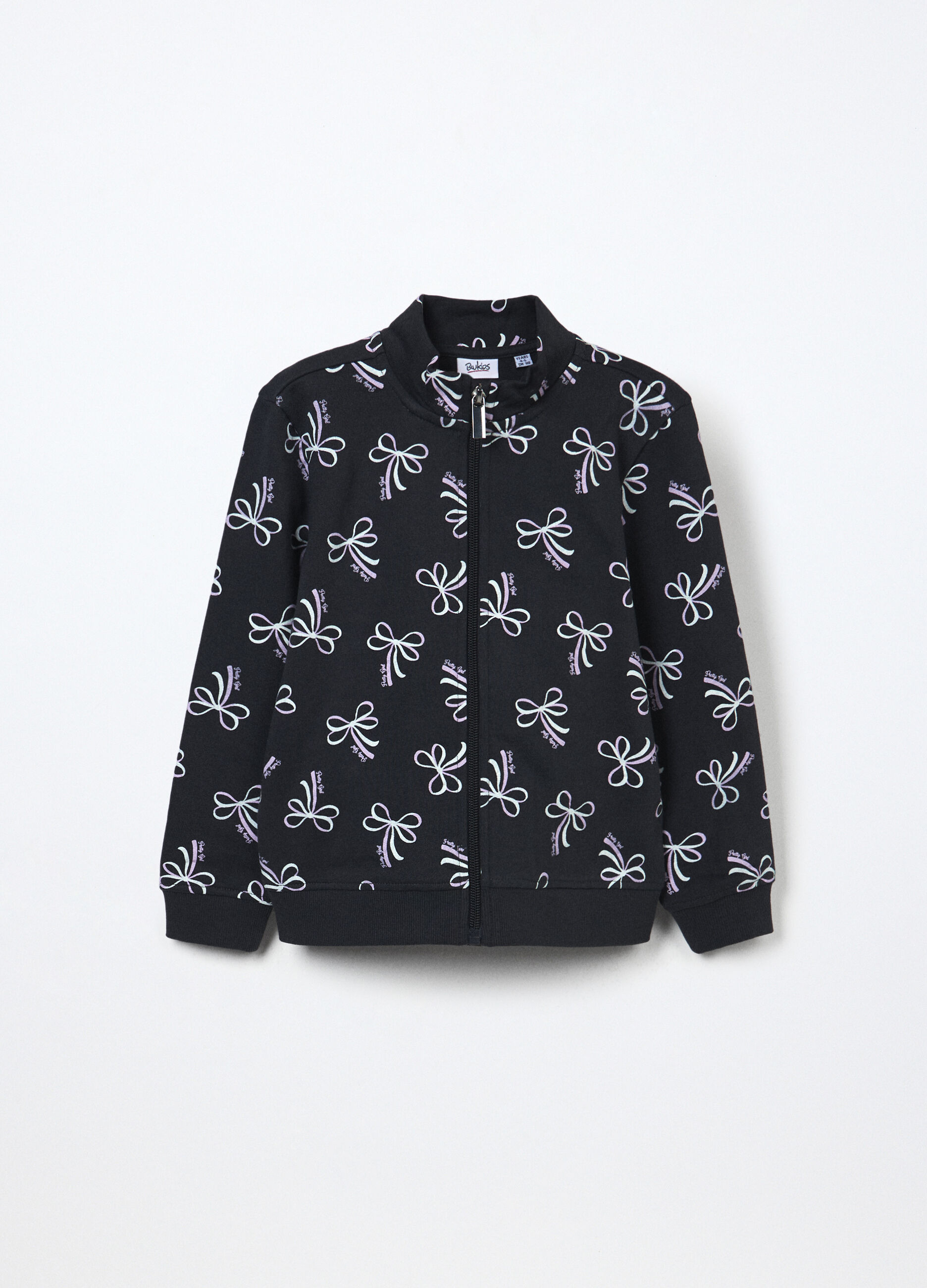 Felpa in cotone fleece bambina_0