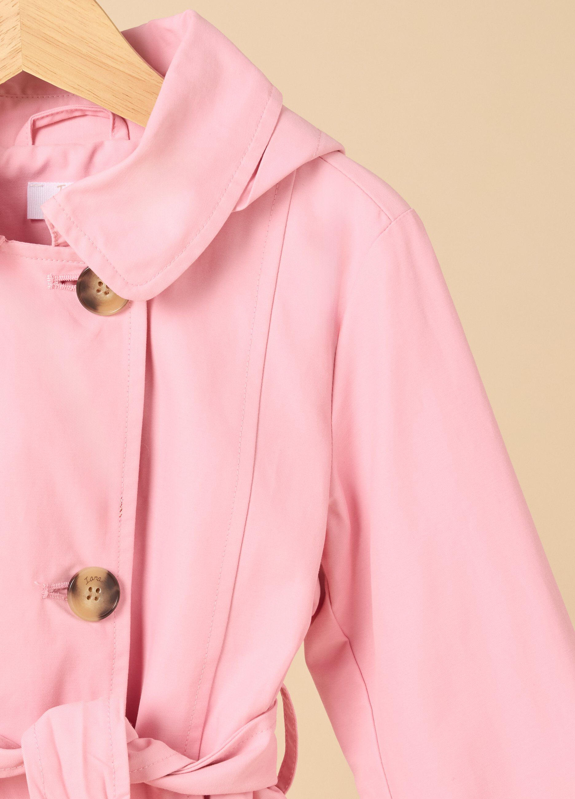 Trench IANA in misto cotone bambina_1