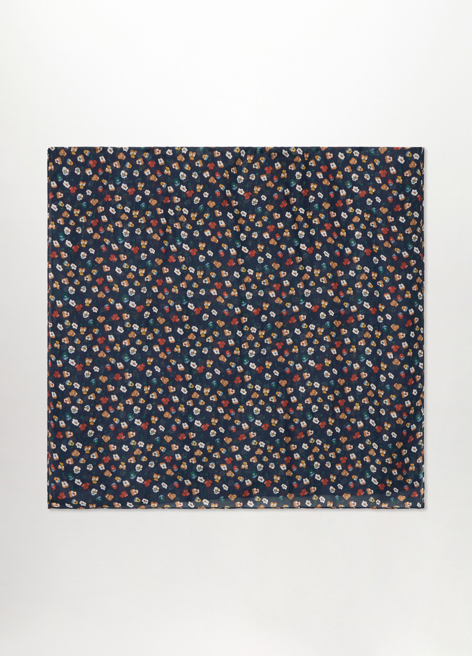 Sciarpa leggera in fantasia floreale donna_0