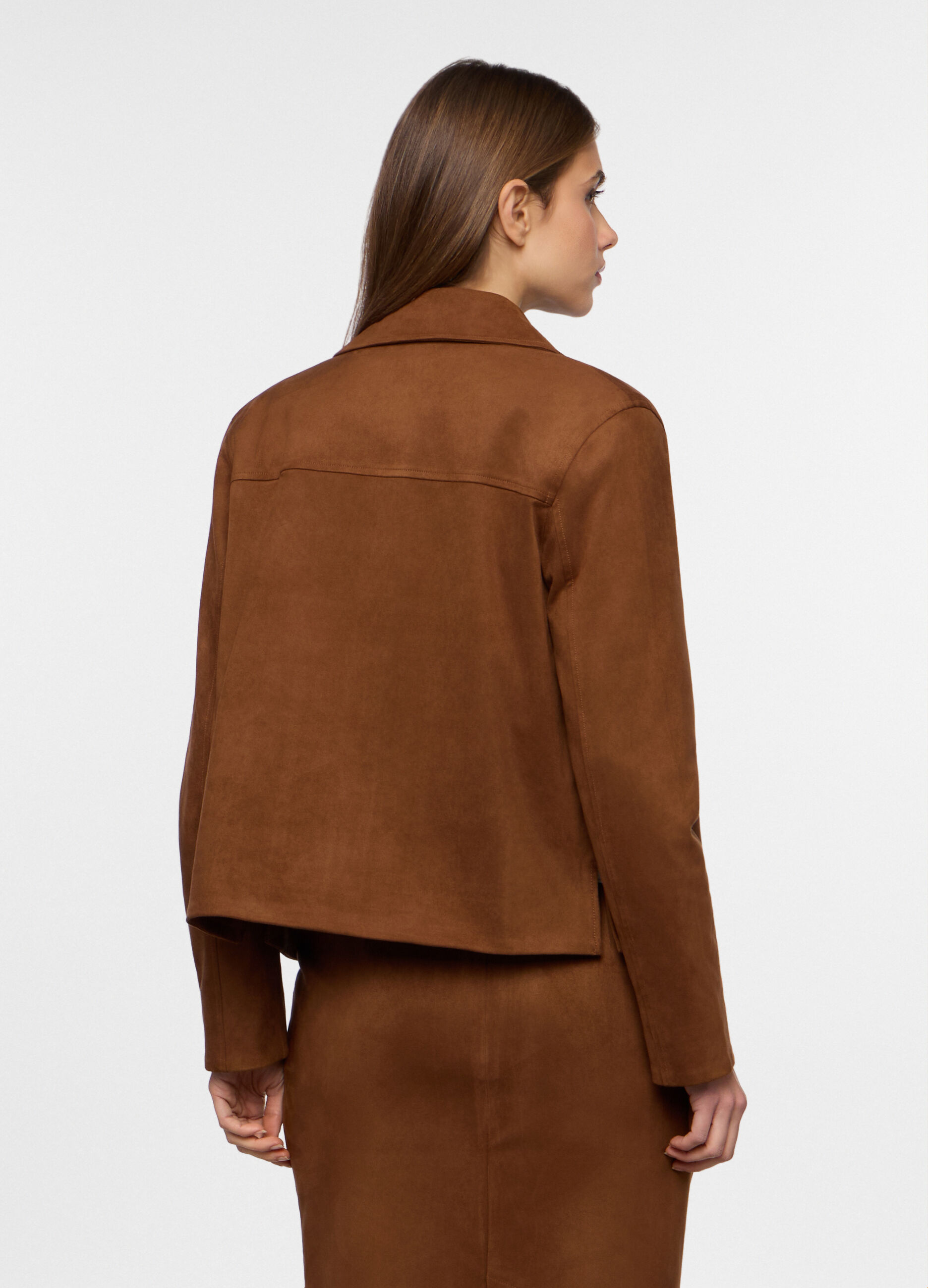 Giacca scamosciata donna_1