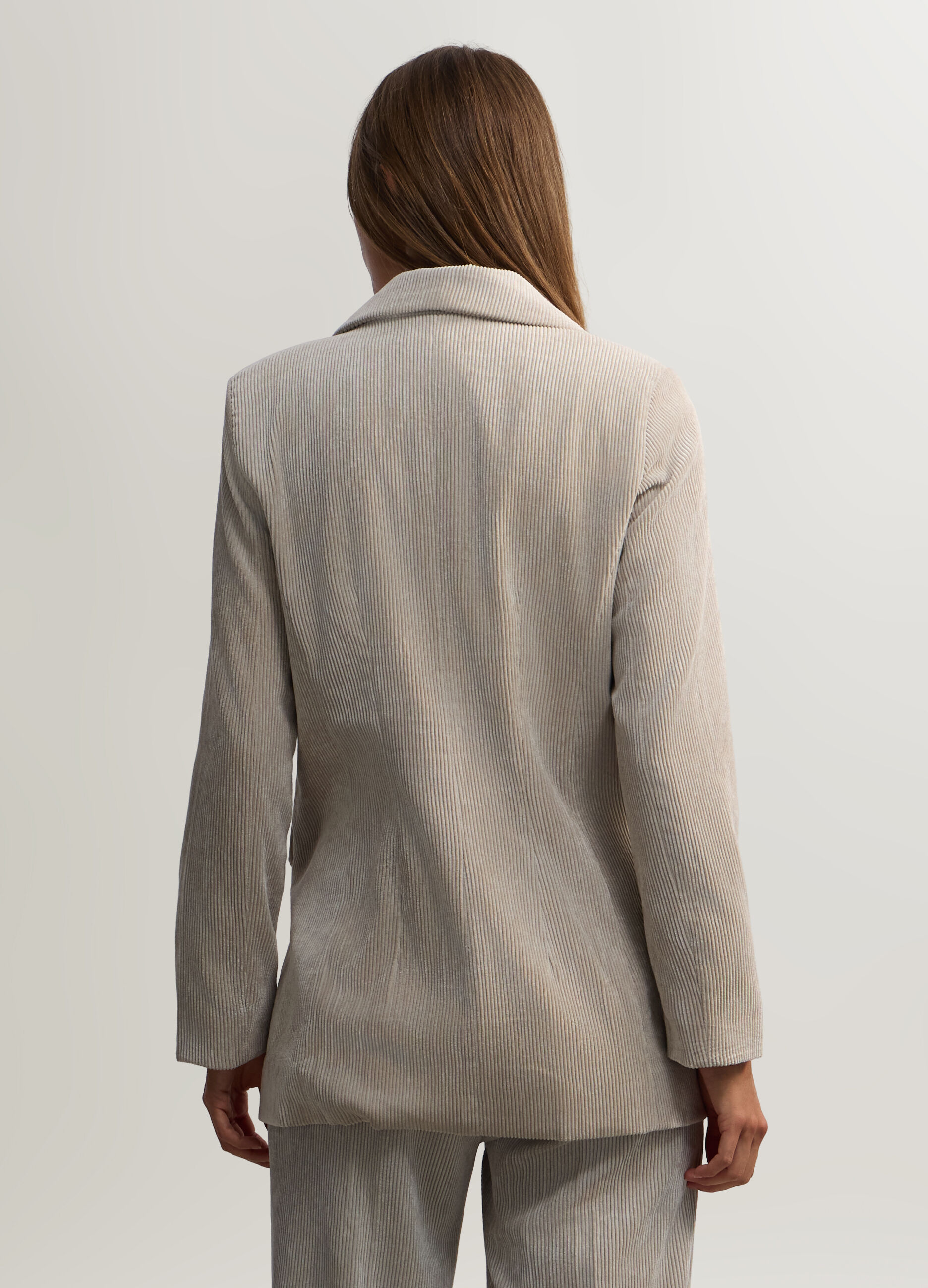 Blazer in velluto a coste donna_1