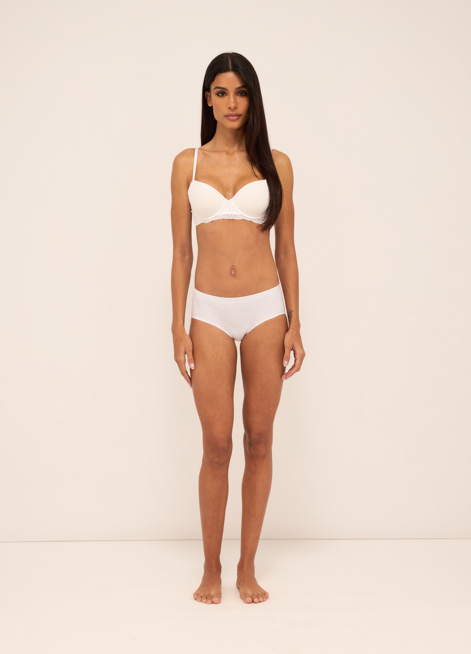 Reggiseno a balconcino con pizzo donna_0