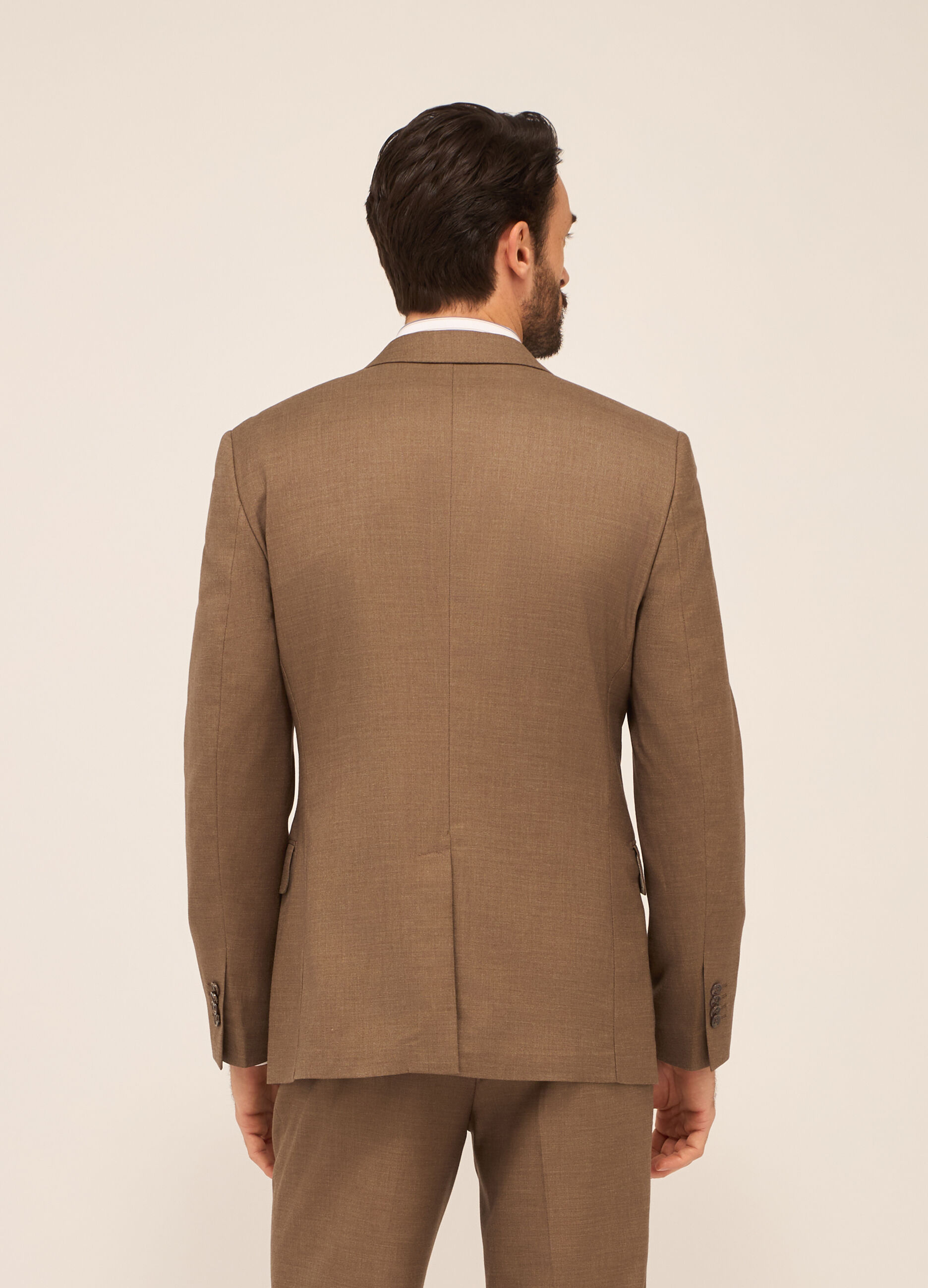 Blazer in tessuto stretch texturizzato uomo_1