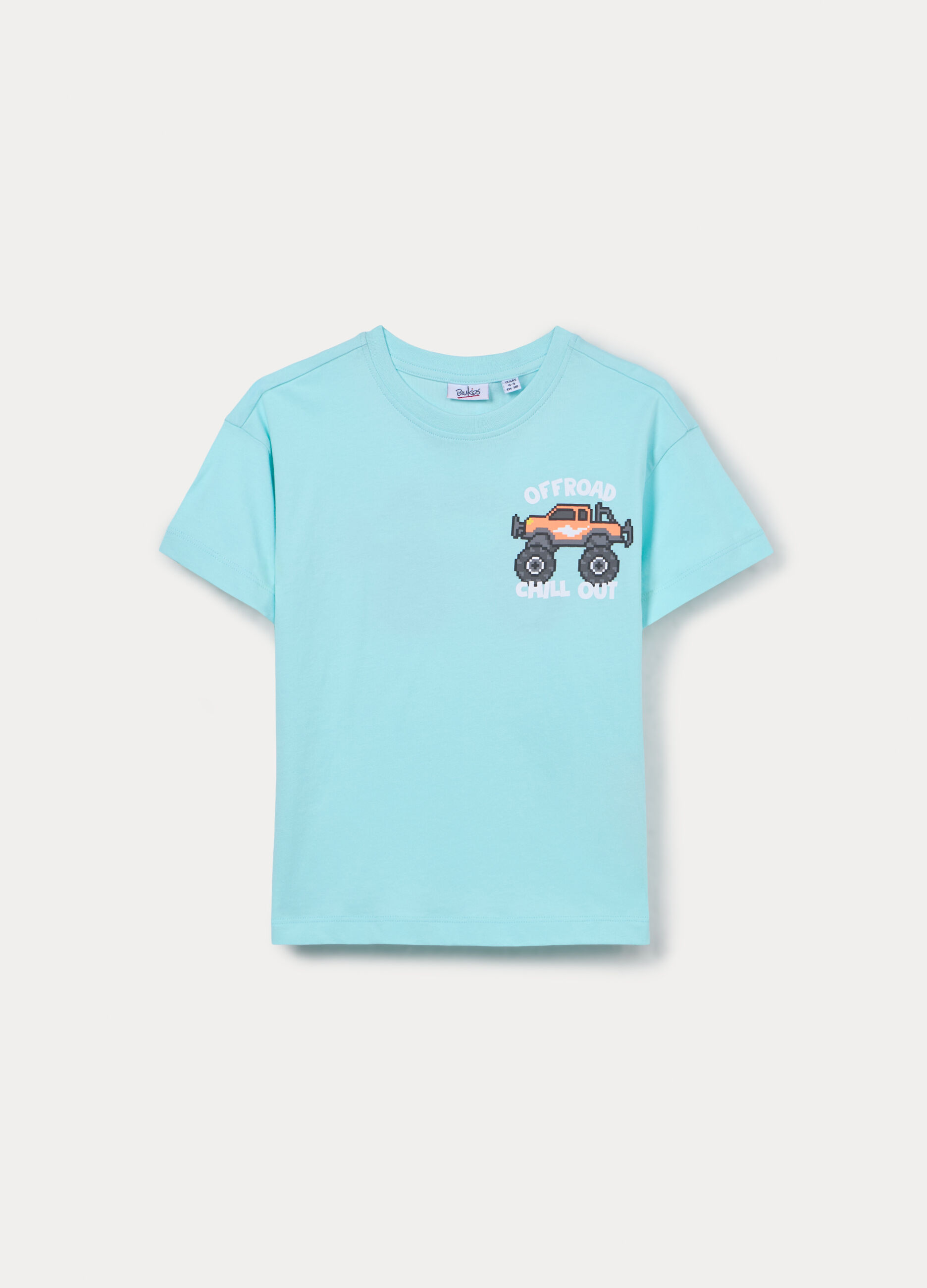 T-shirt in jersey di puro cotone bambino_0