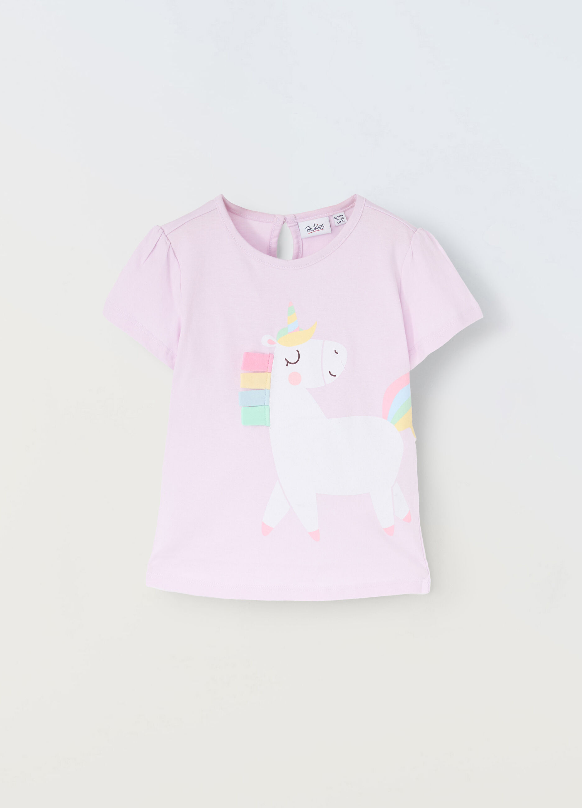 T-shirt in jersey di puro cotone neonata_0