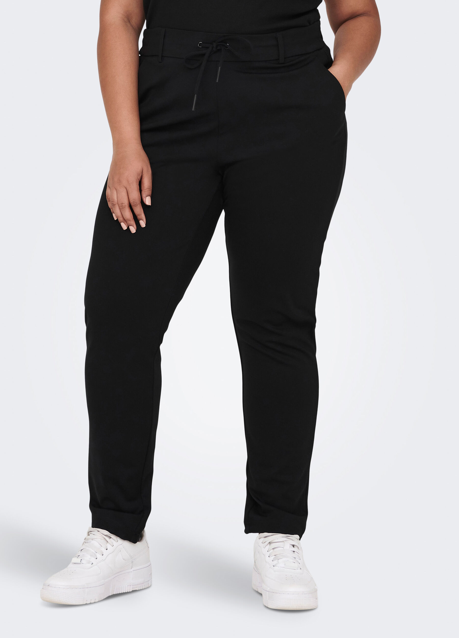 Pantaloni regular fit con coulisse_2