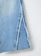 Pantaloni in denim di puro cotone Wide Leg ragazza_2