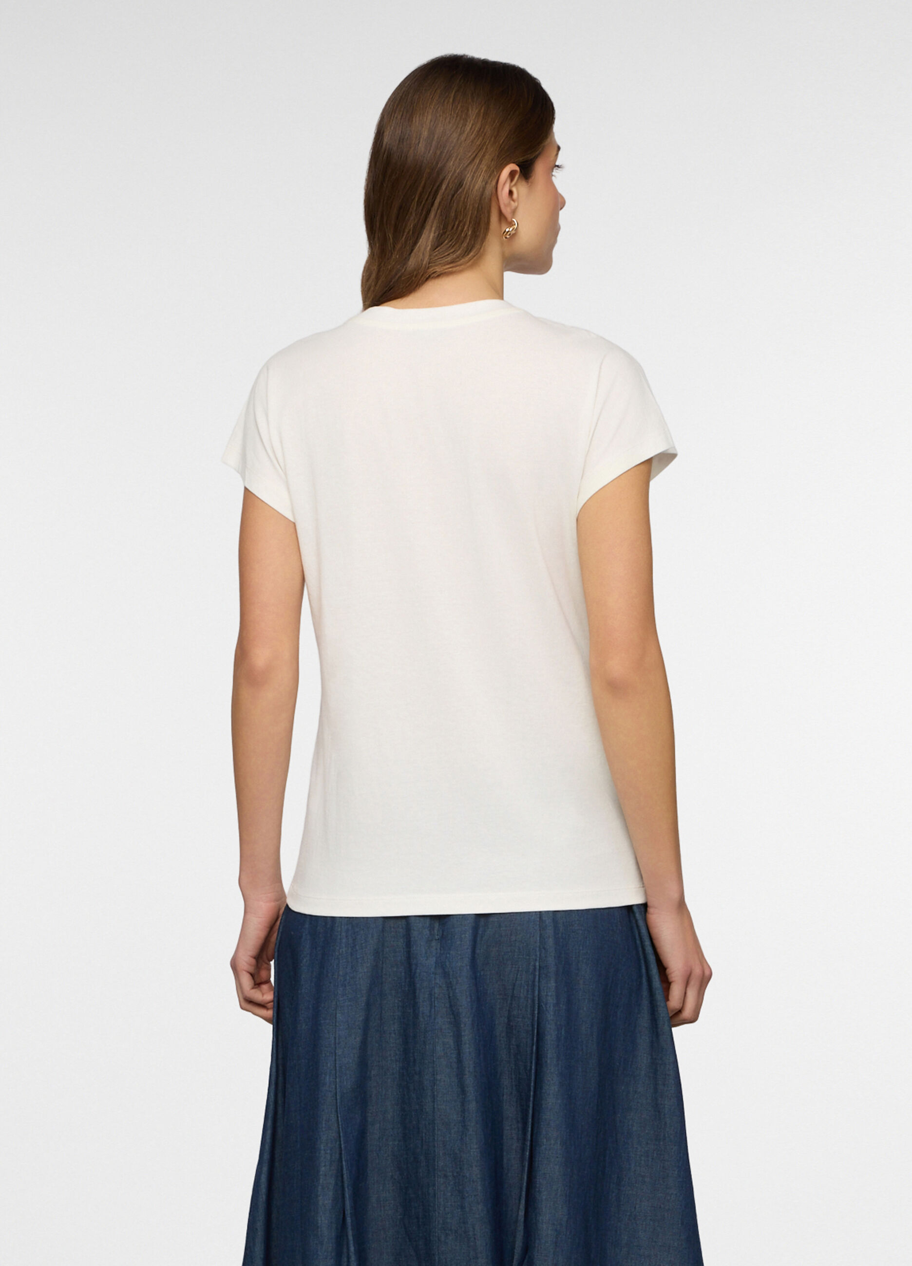 T-shirt girocollo donna_1