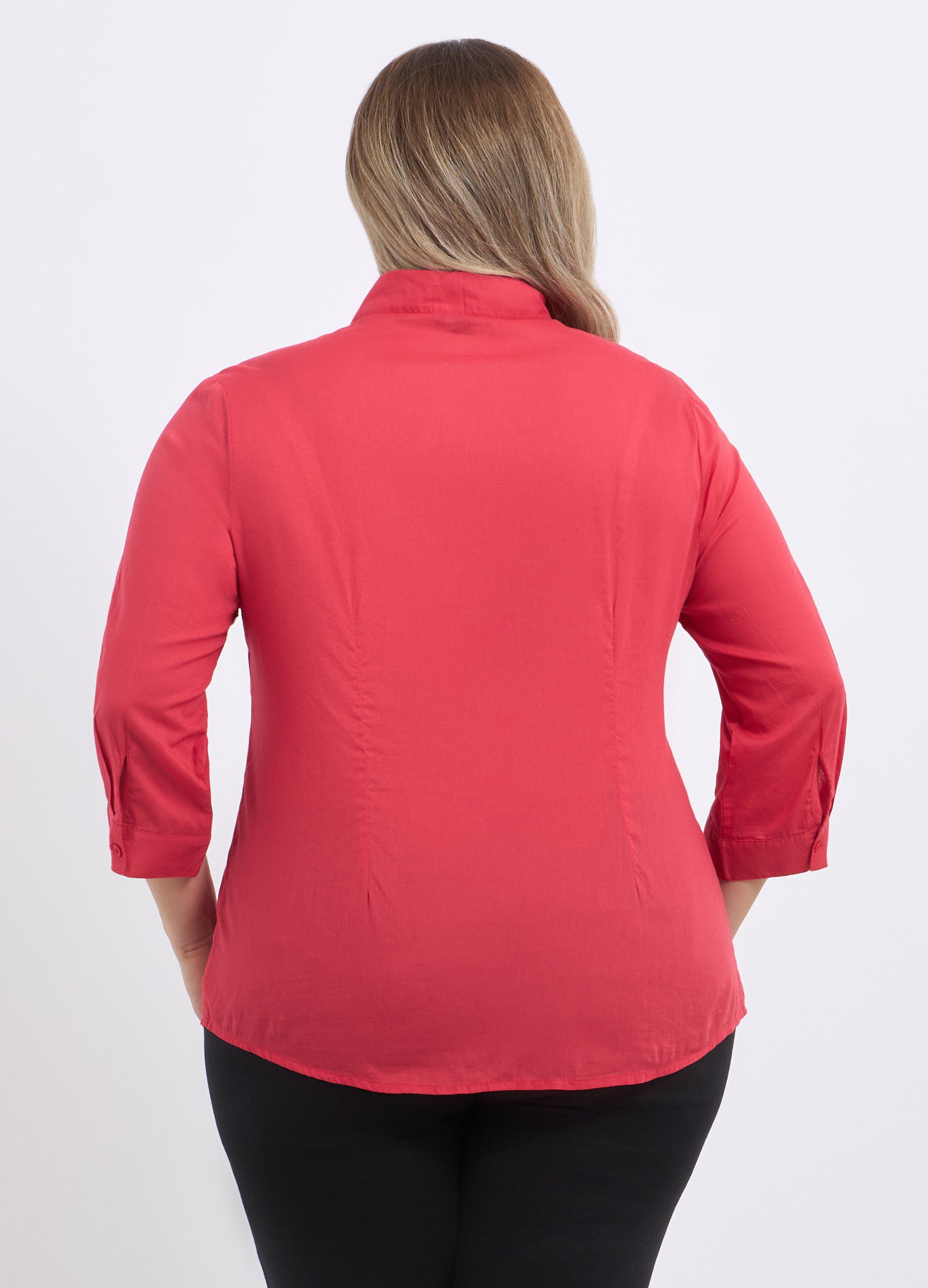 Camicia in puro cotone donna curvy_1