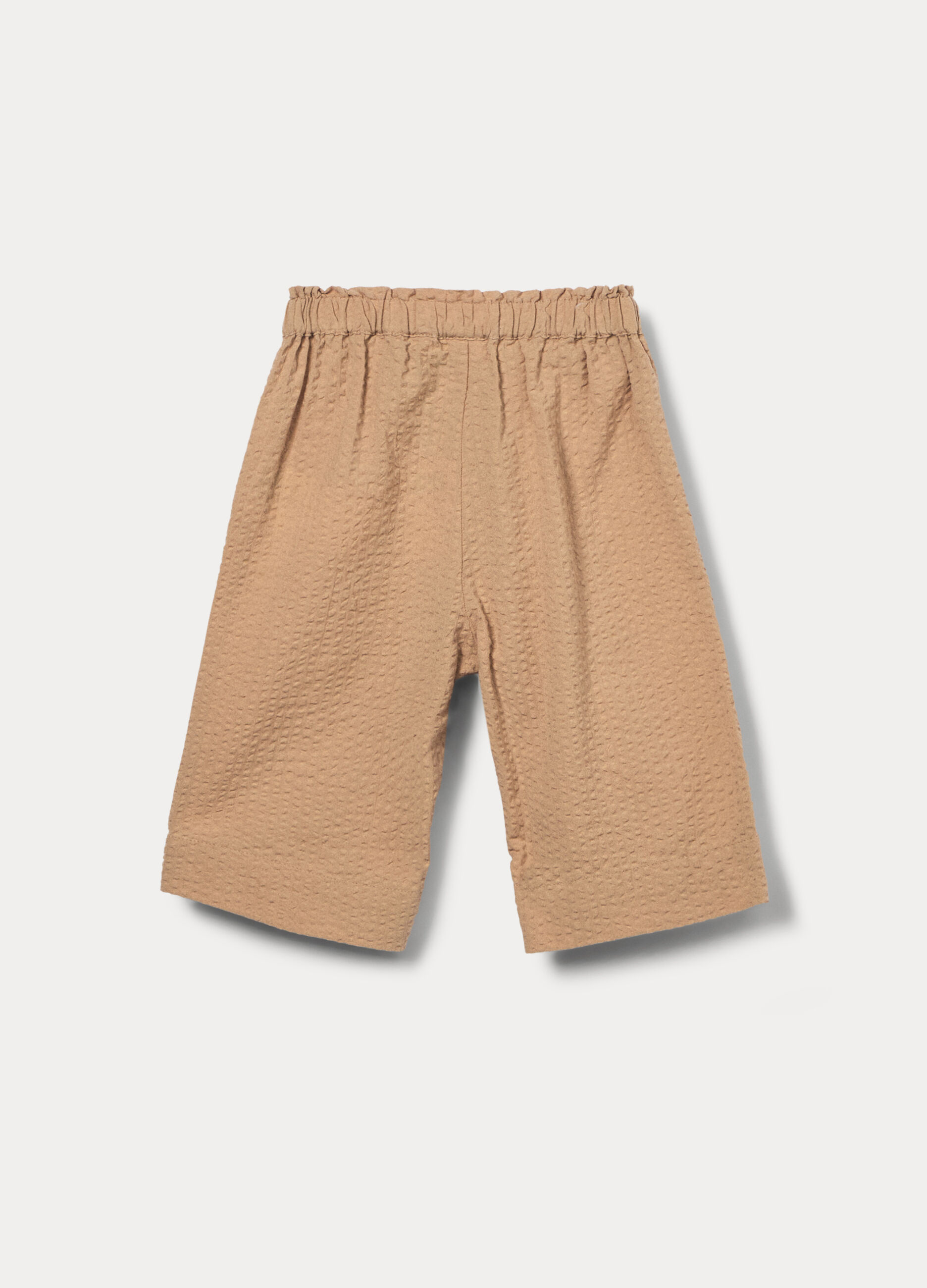 Pantaloni in puro cotone seersucker bimba_1