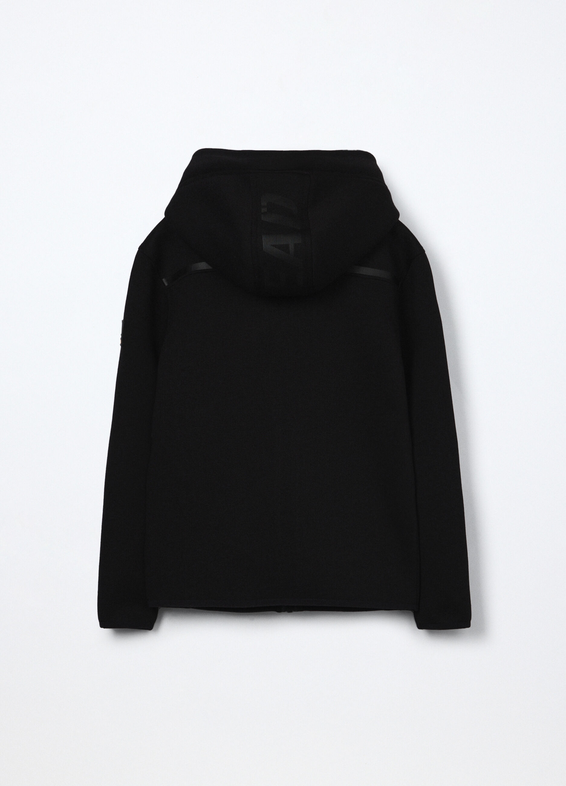 Felpa full zip in misto viscosa fleece ragazzo_1