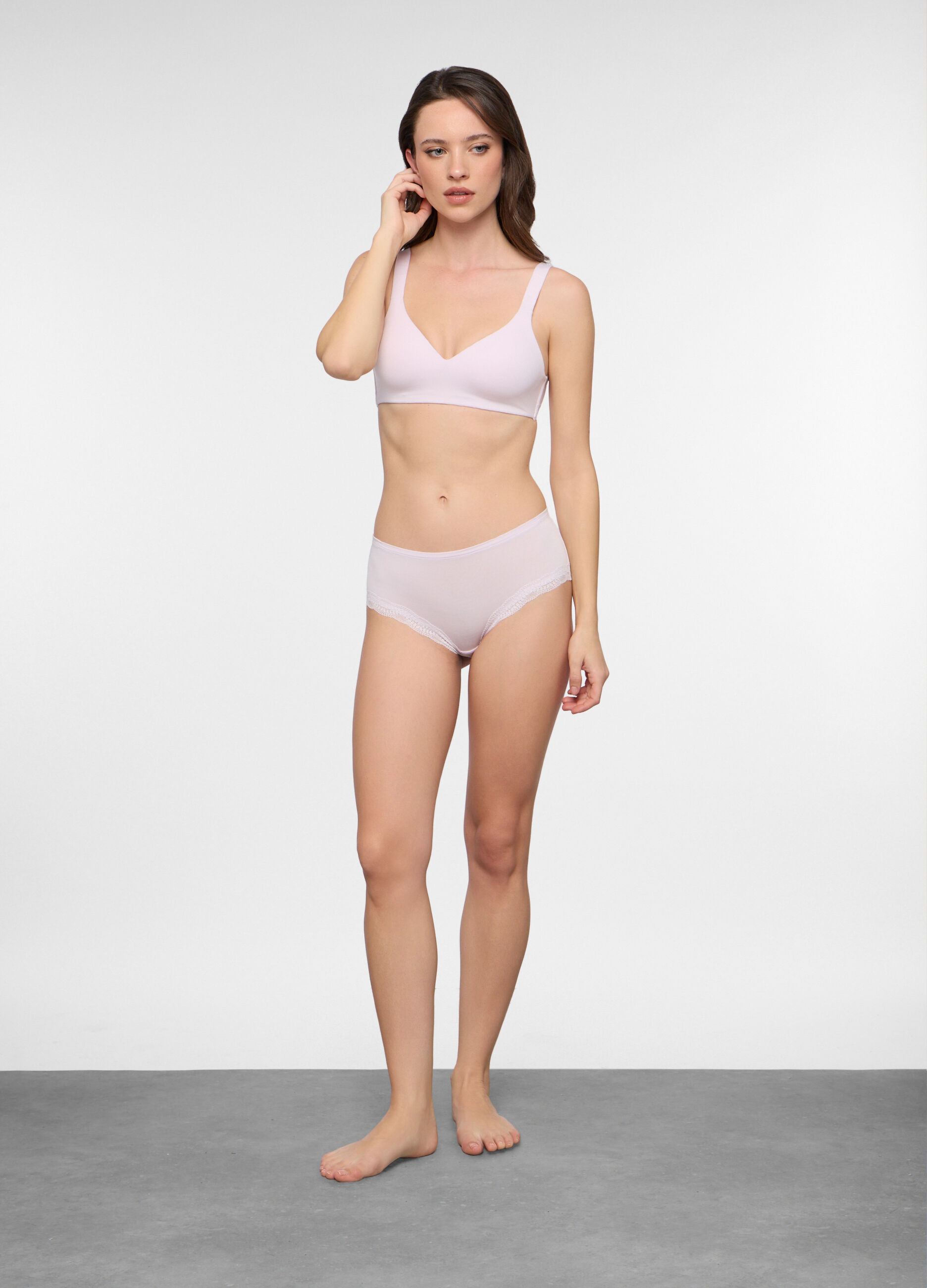 Reggiseno a triangolo in viscosa di bamboo stretch donna_0