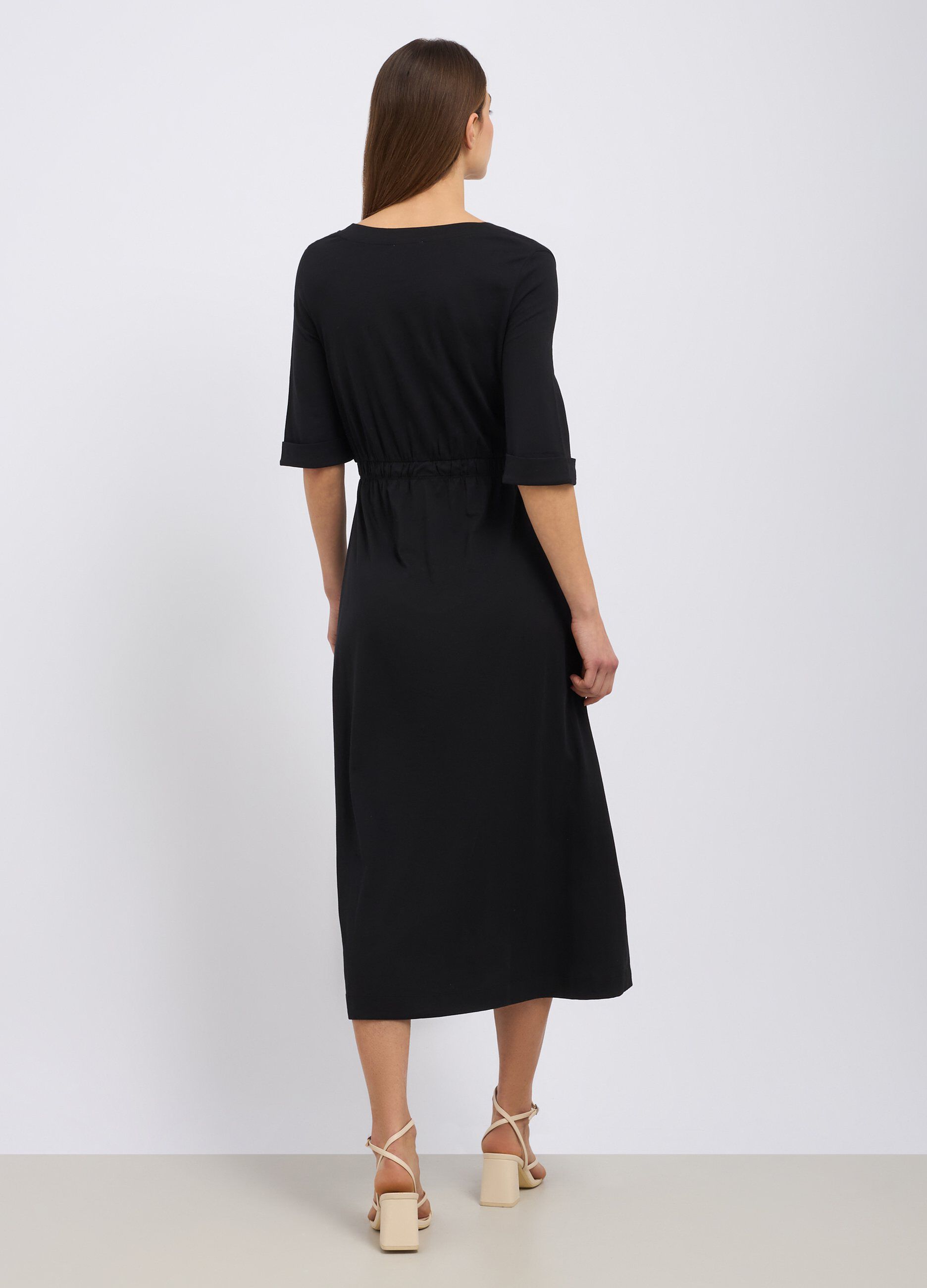 Abito in puro cotone lungo donna_1