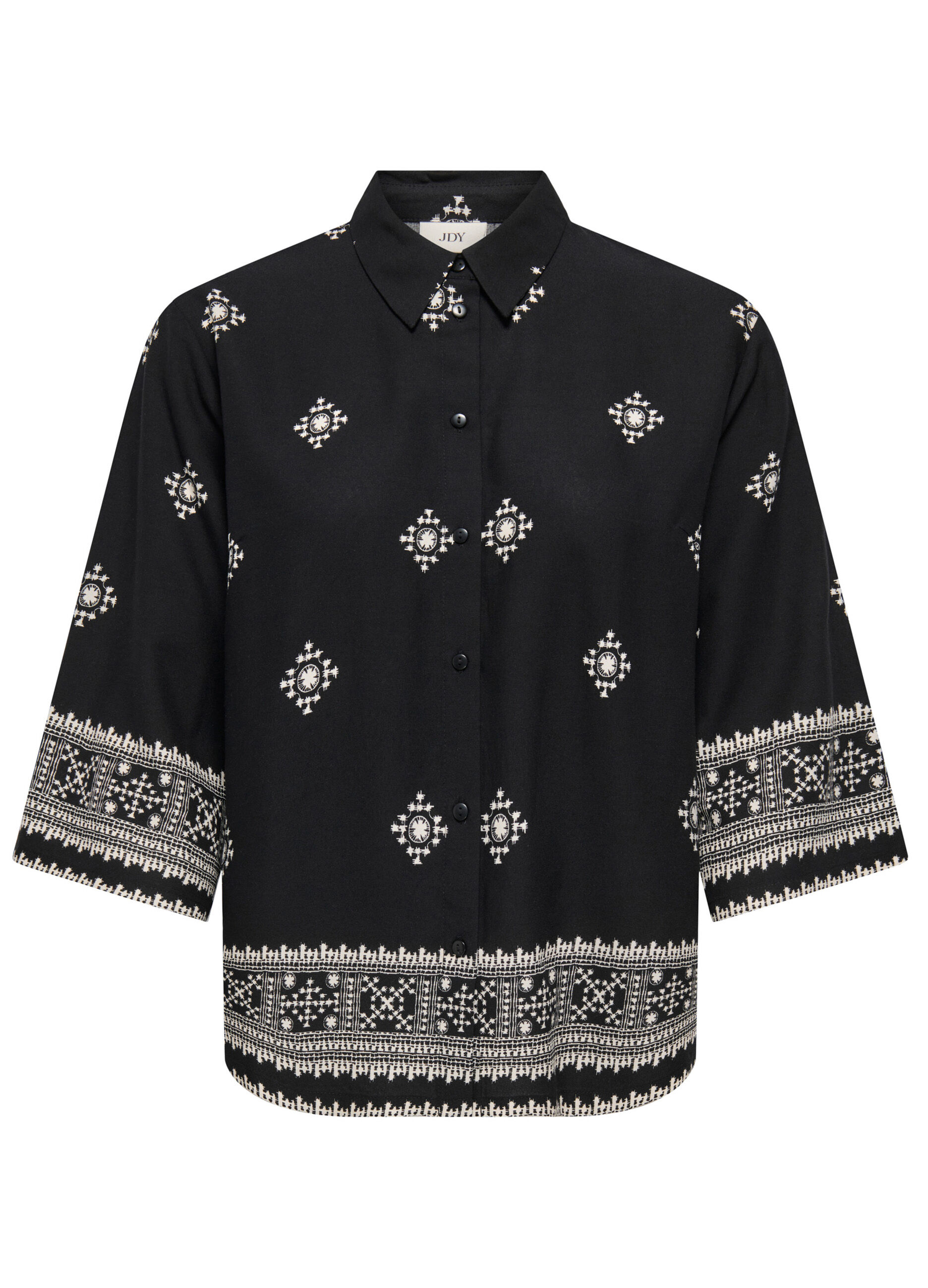 Camicia loose fit con maniche a 3/4_5