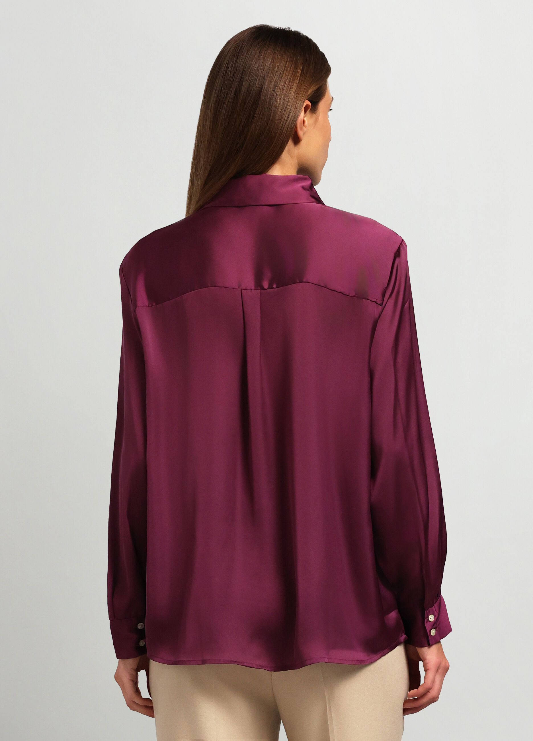 Camicia in raso donna_1