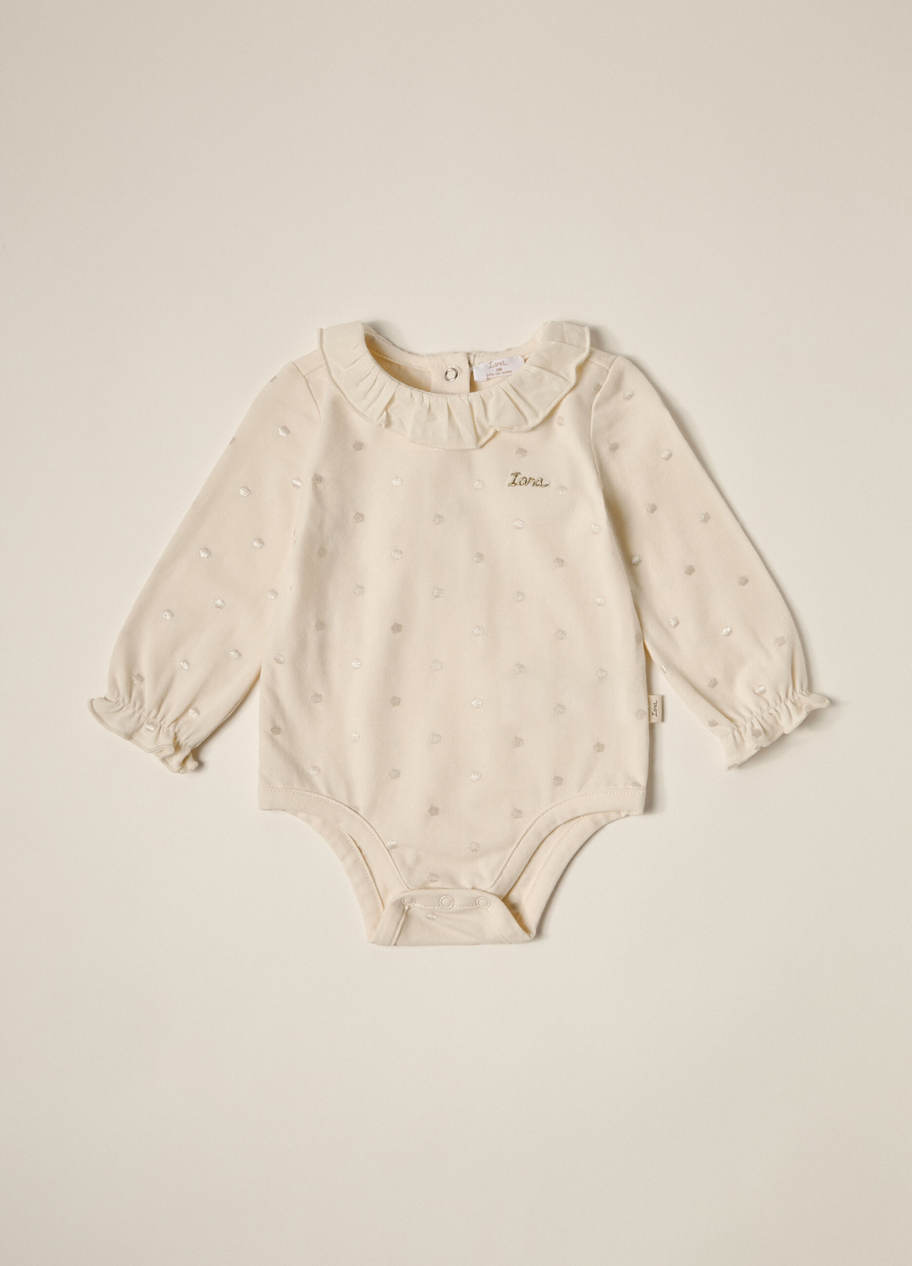 Body in jersey di cotone stretch IANA neonata_0